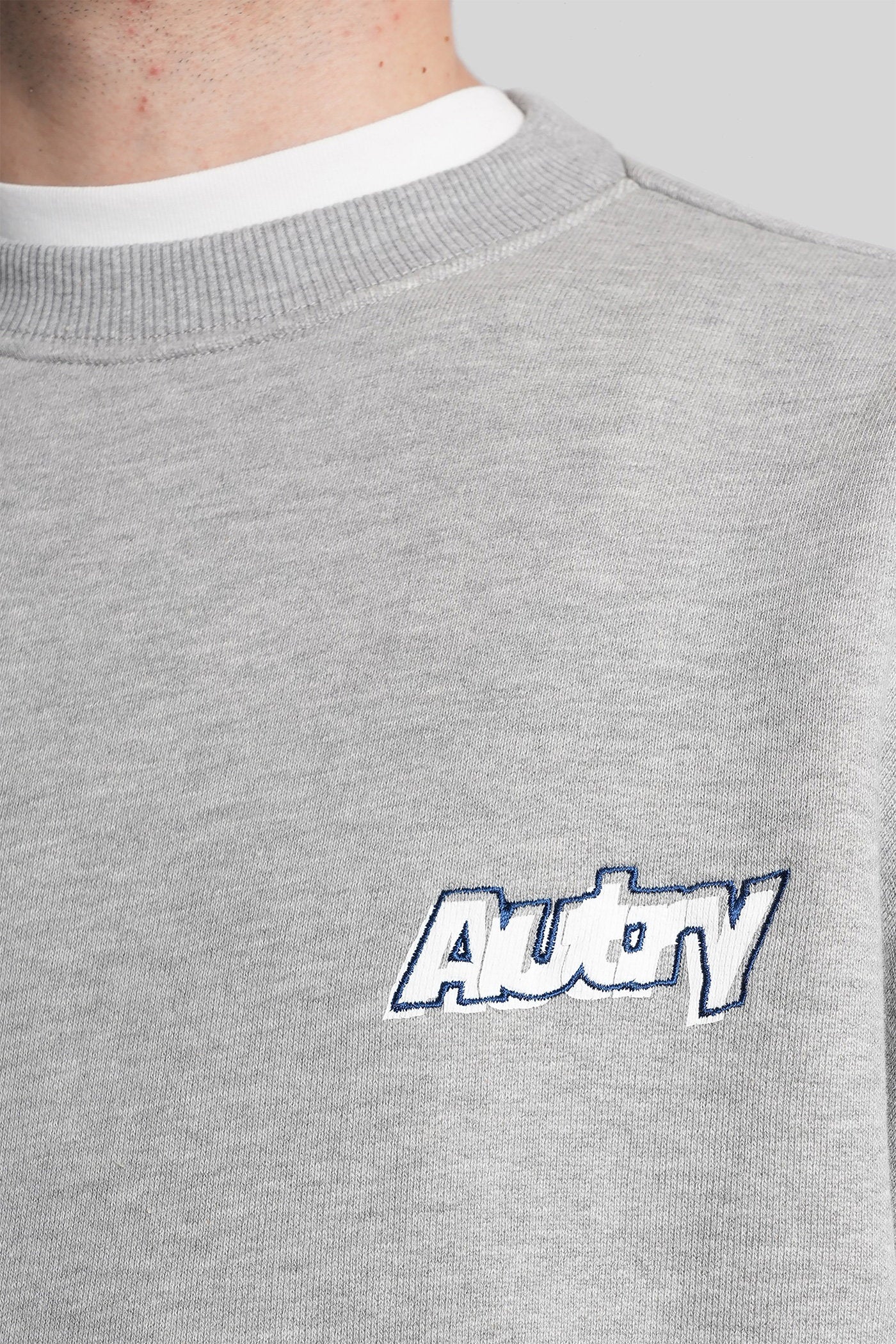 Sweatshirt in grey cotton Abbigliamento