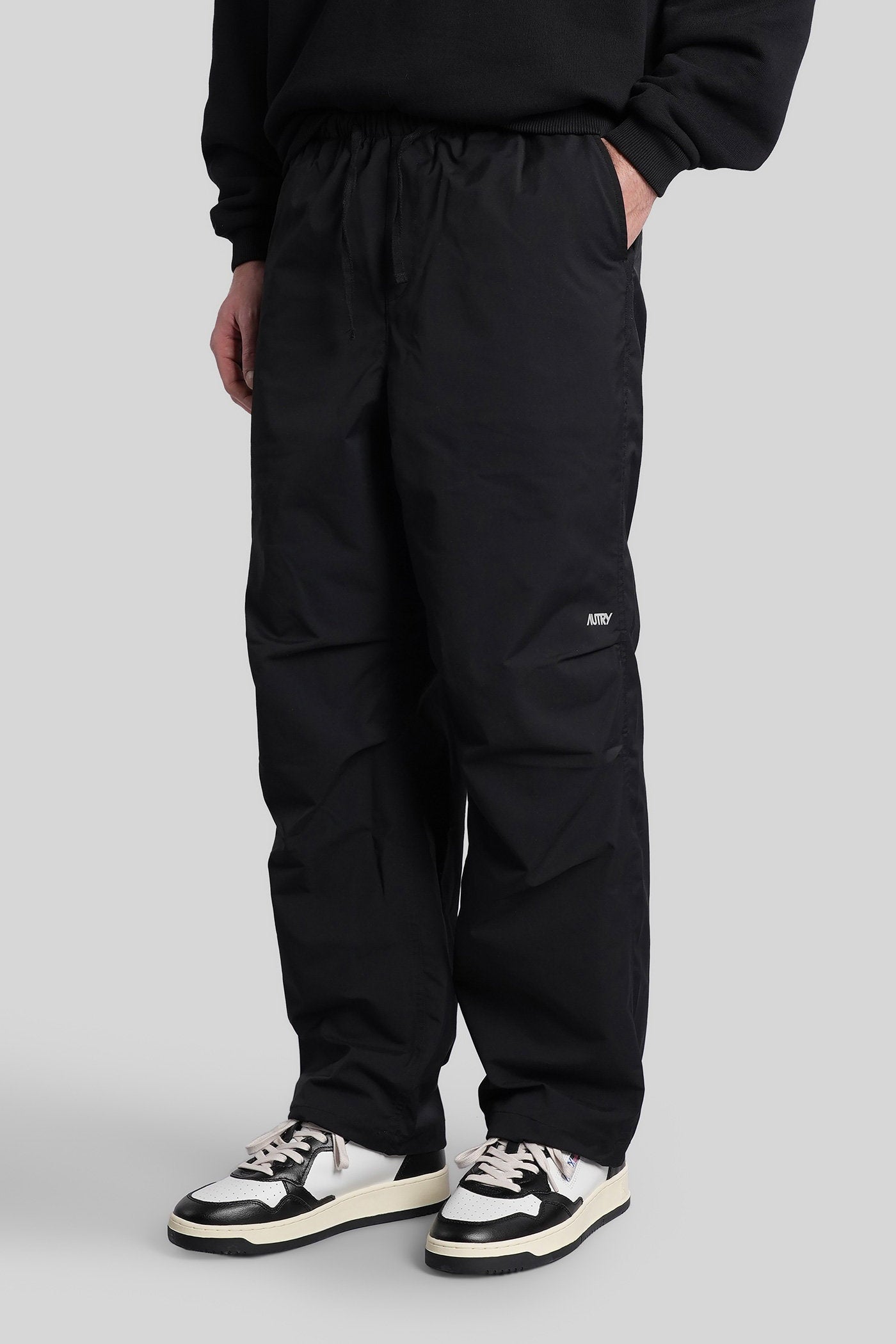 Pants in black cotton Abbigliamento