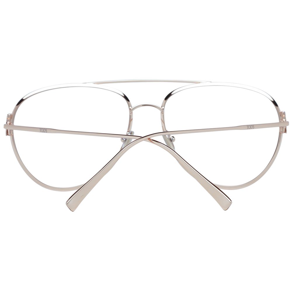 Tod's TO-1047250 Metal frame eyeglasses in gold — view 3