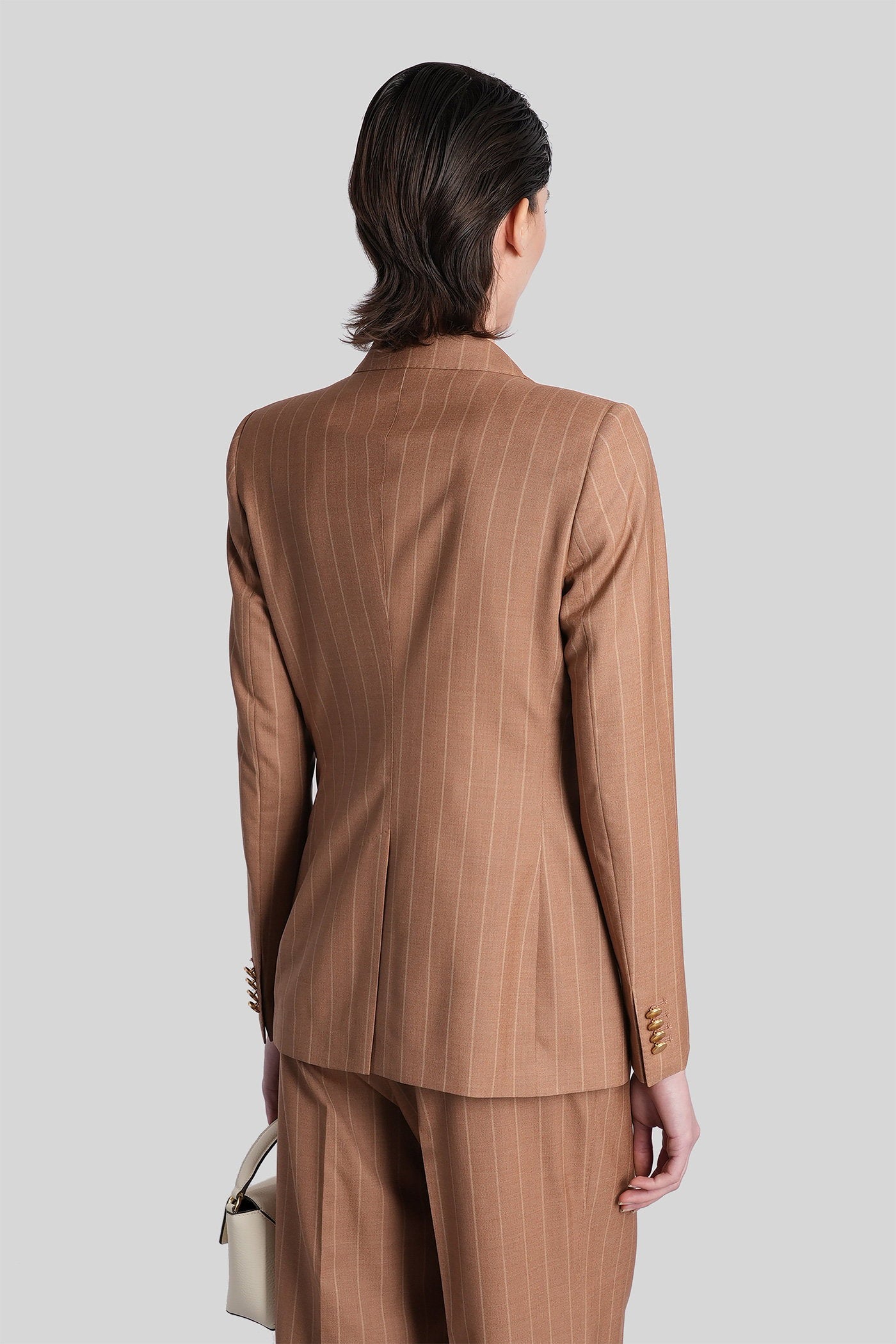 T-parigi10bad in brown wool Abbigliamento