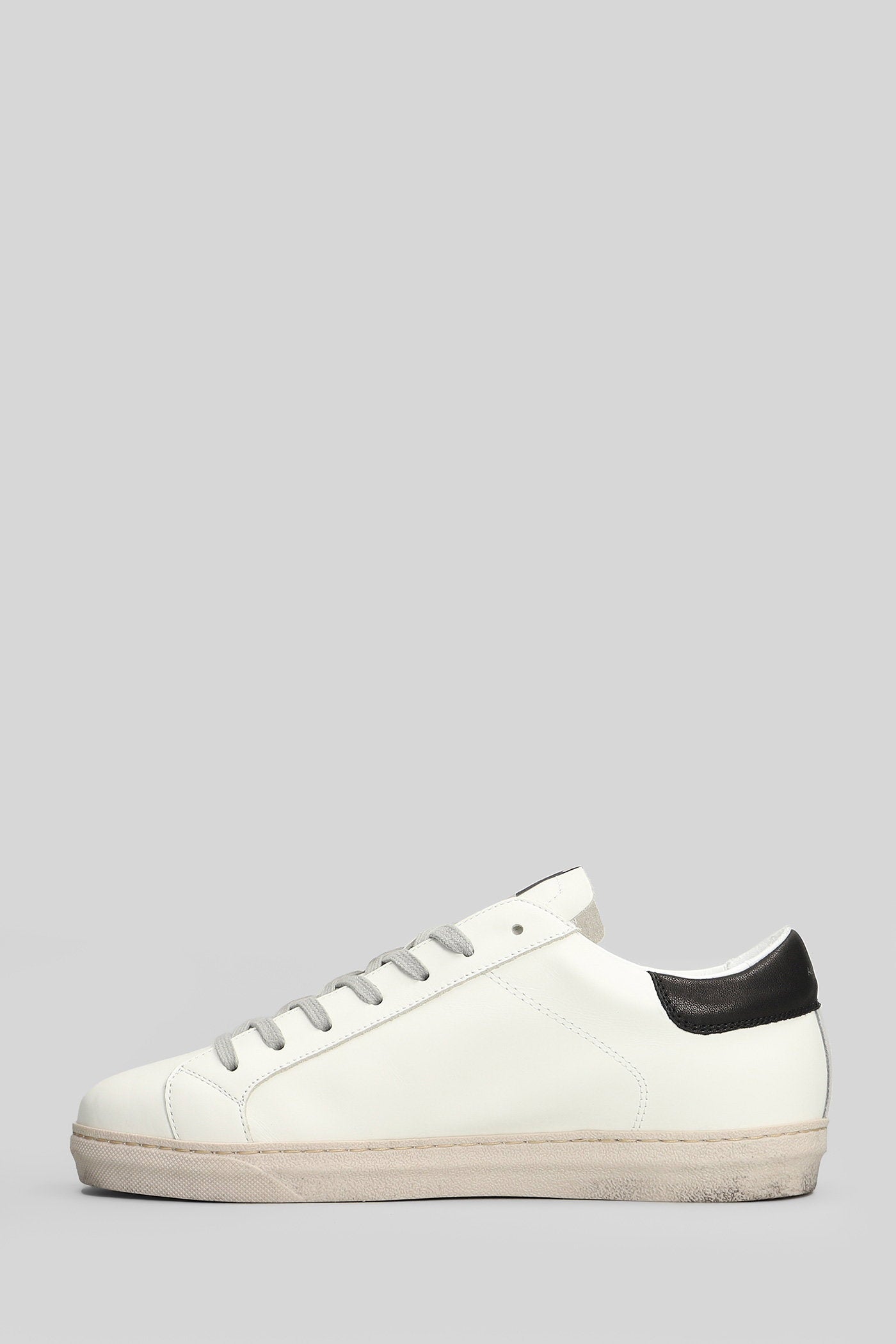 Sneakers in white leather Scarpe