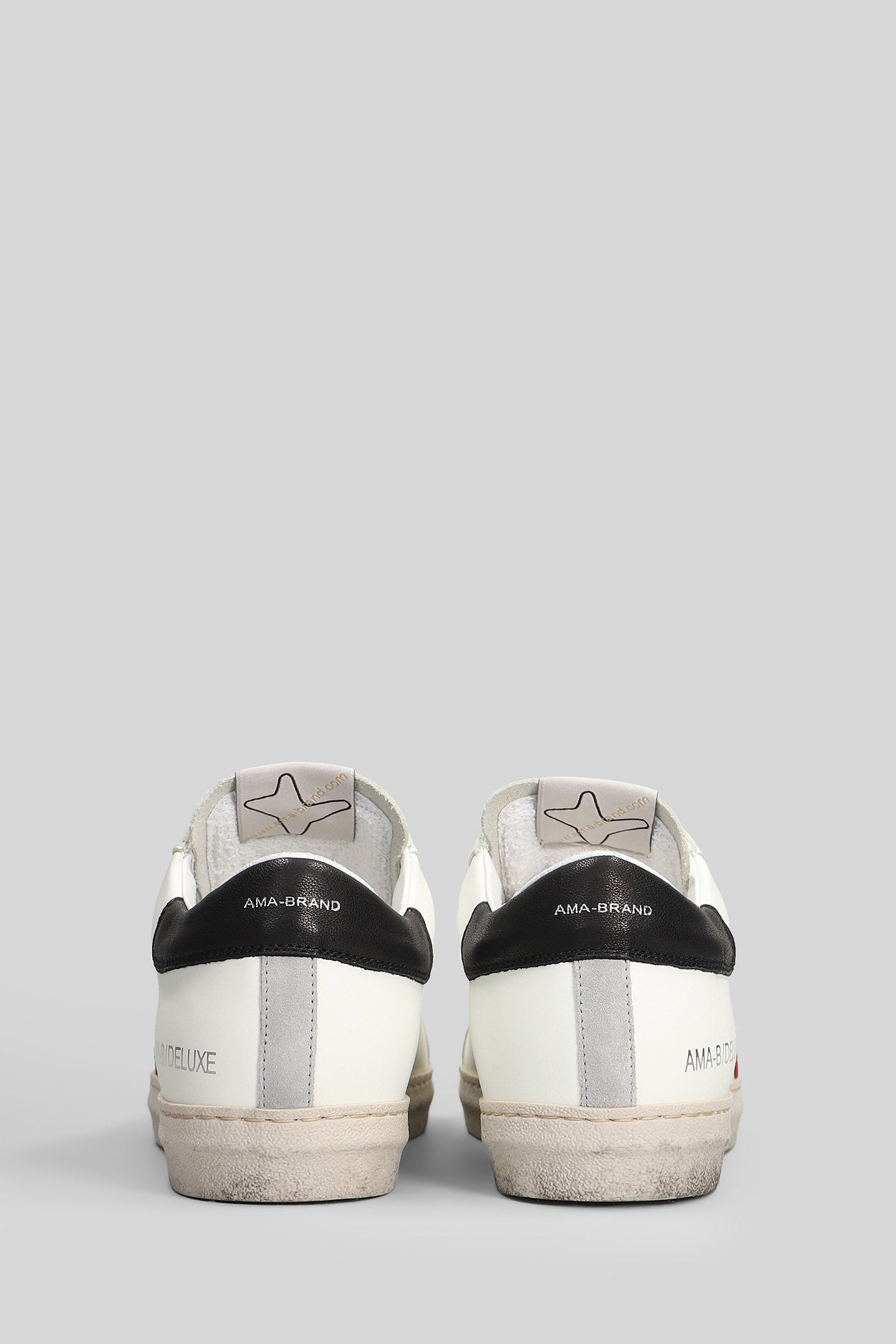 Sneakers in white leather Scarpe
