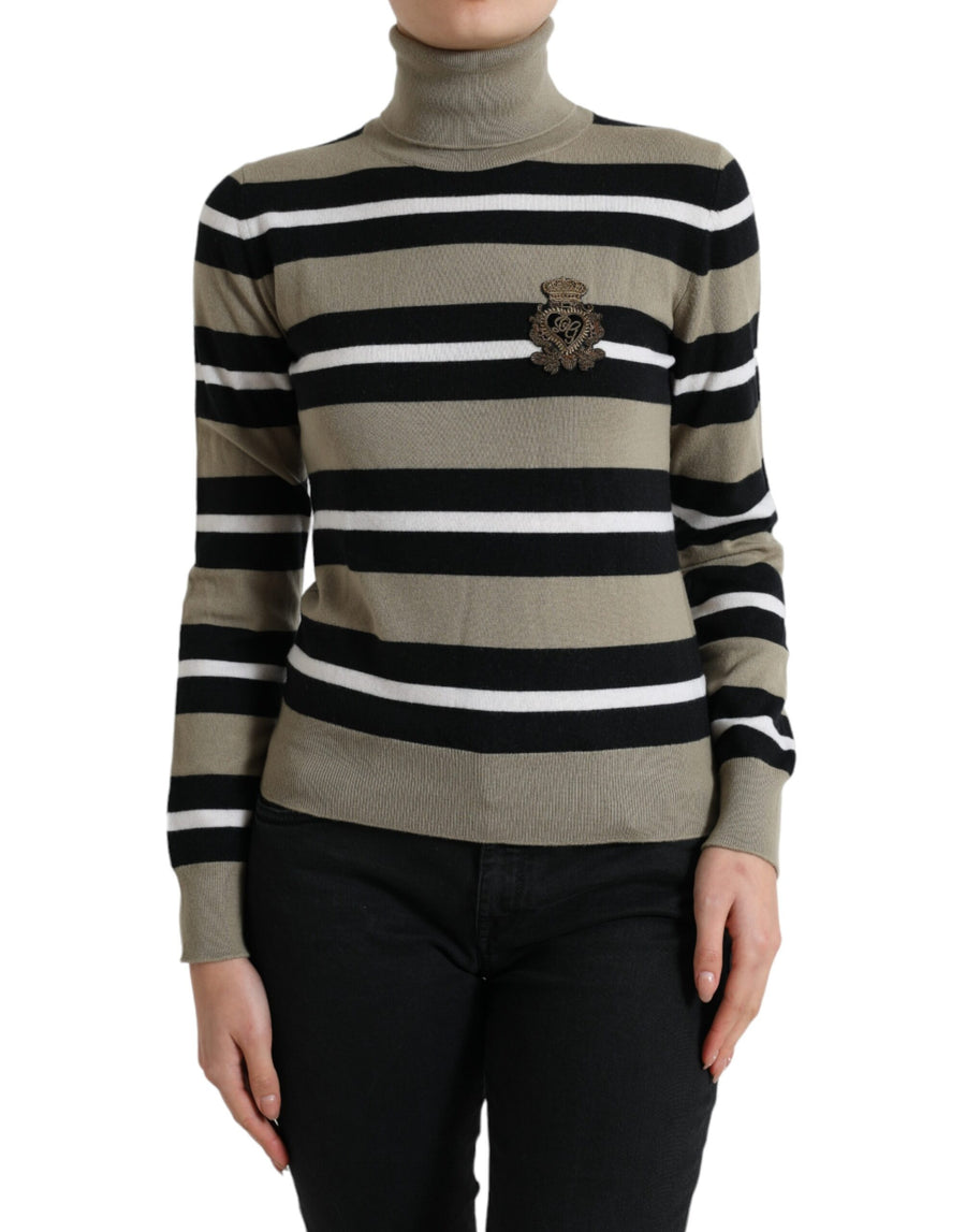 Dolce & Gabbana 100% Virgin Wool sweater in beige