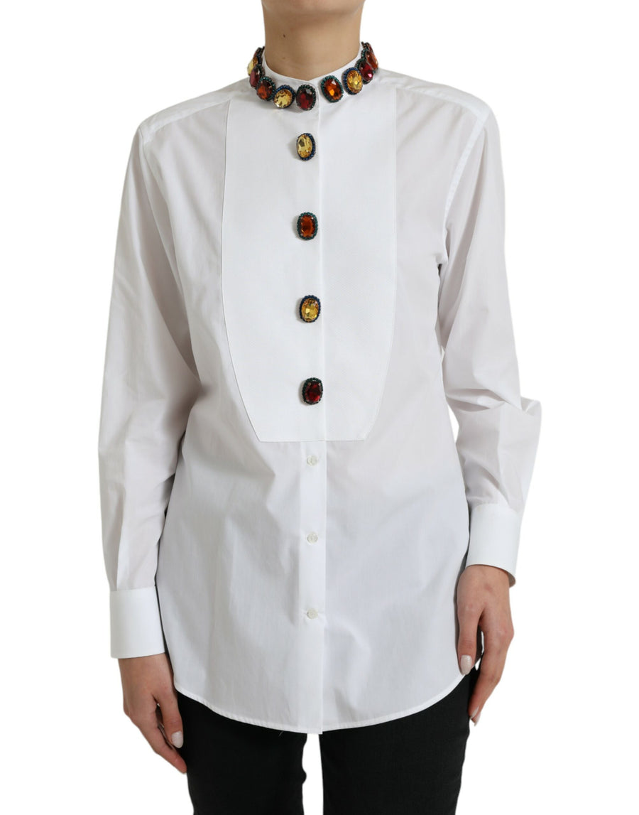 Dolce & Gabbana 100% Cotton blouse in white
