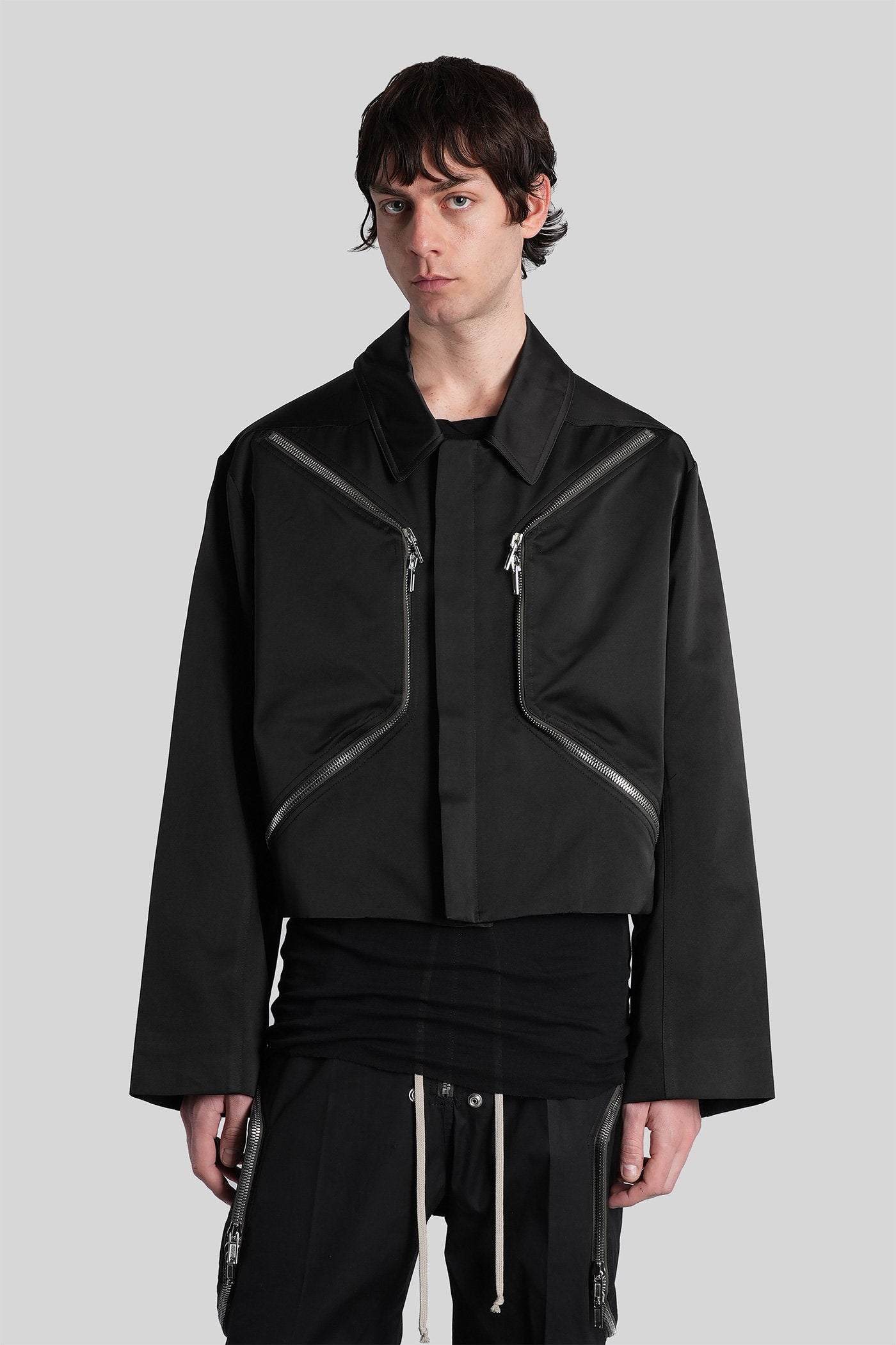 Heizer Mac Jkt Casual Jacket Black Polyester Abbigliamento
