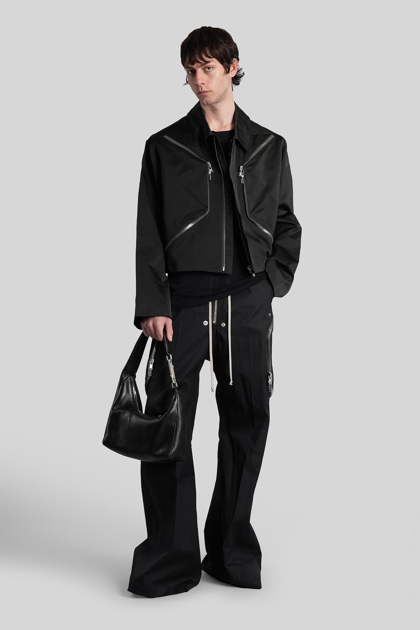 Heizer Mac Jkt Casual Jacket Black Polyester Abbigliamento