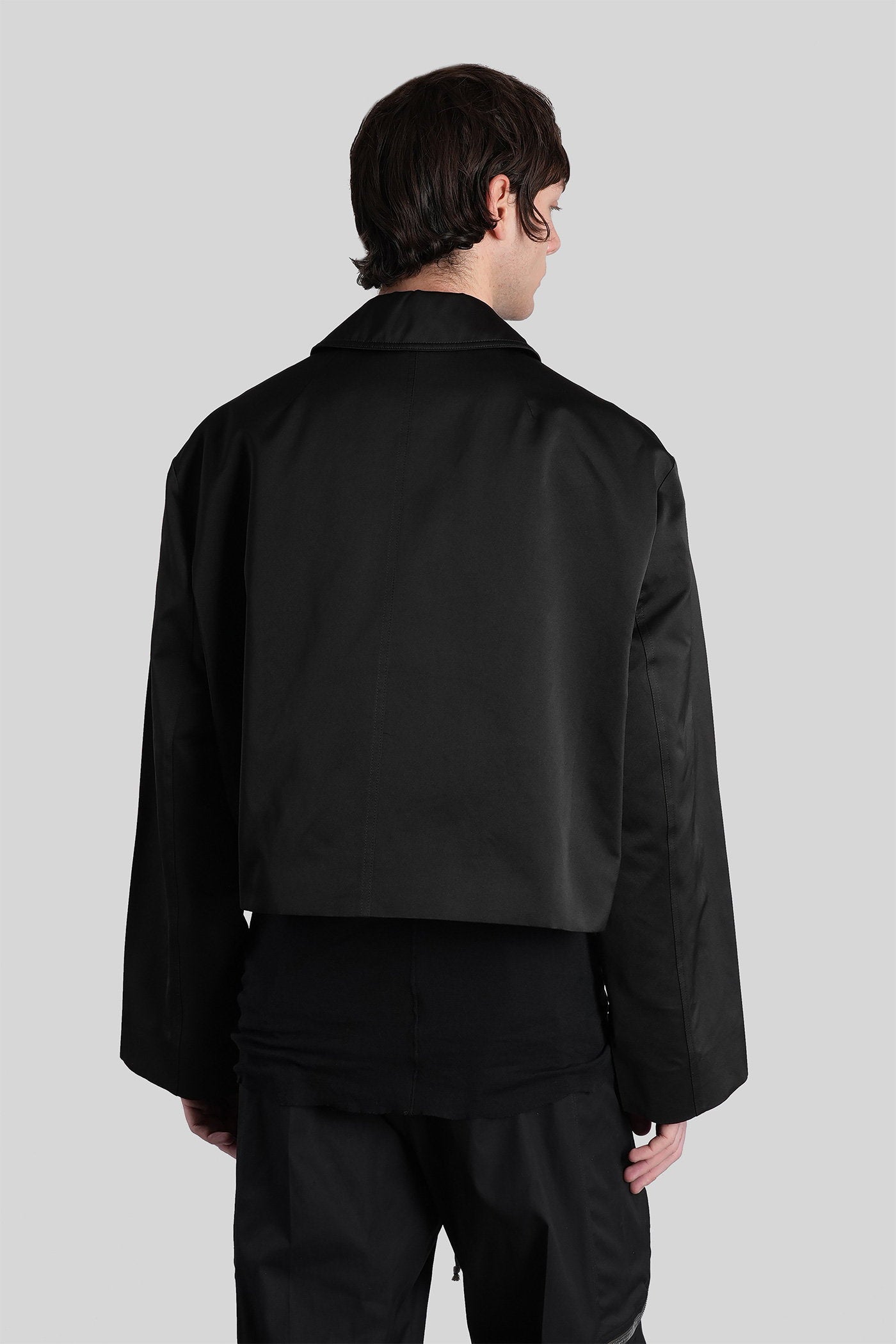 Heizer Mac Jkt Casual Jacket Black Polyester Abbigliamento