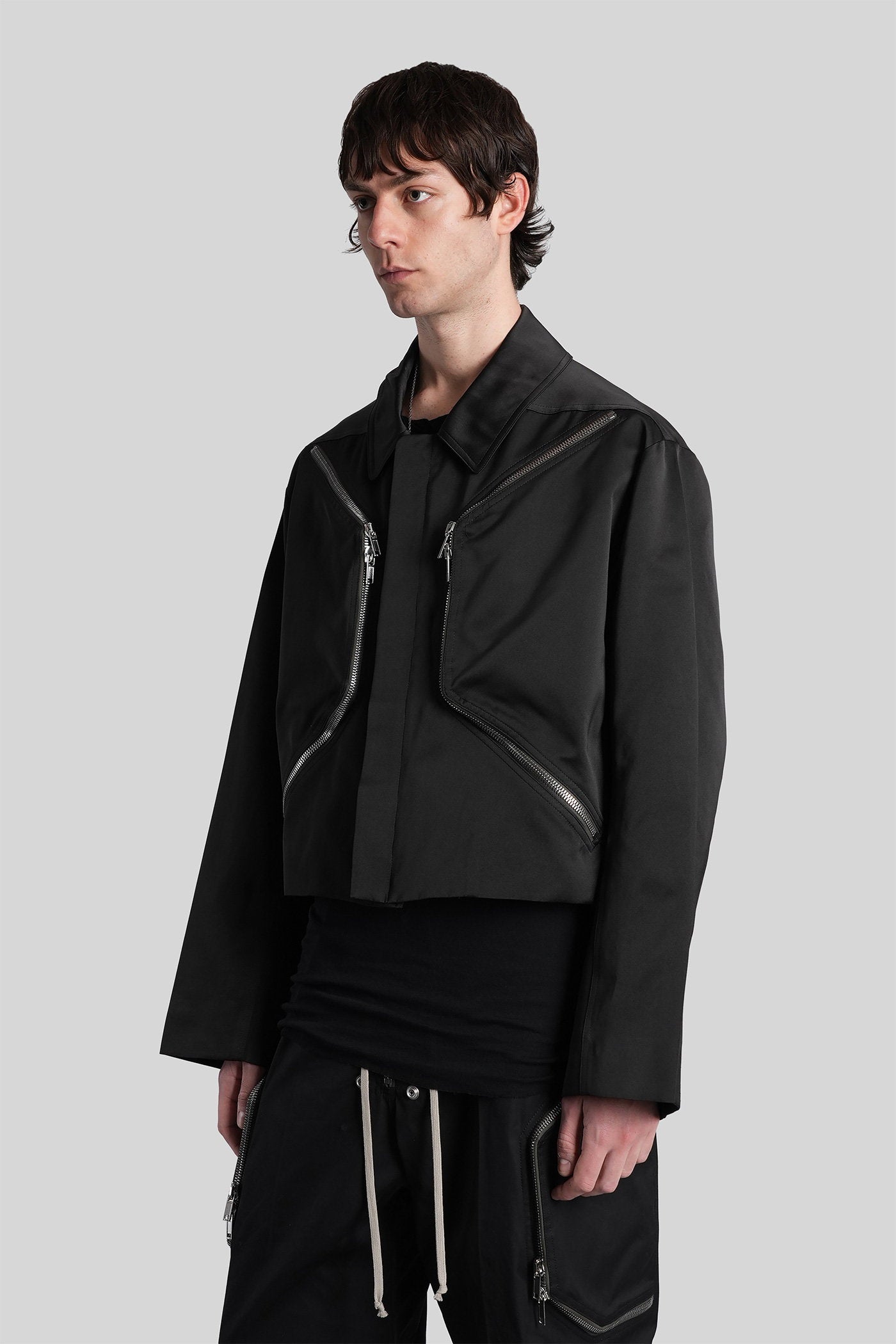 Heizer Mac Jkt Casual Jacket Black Polyester Abbigliamento