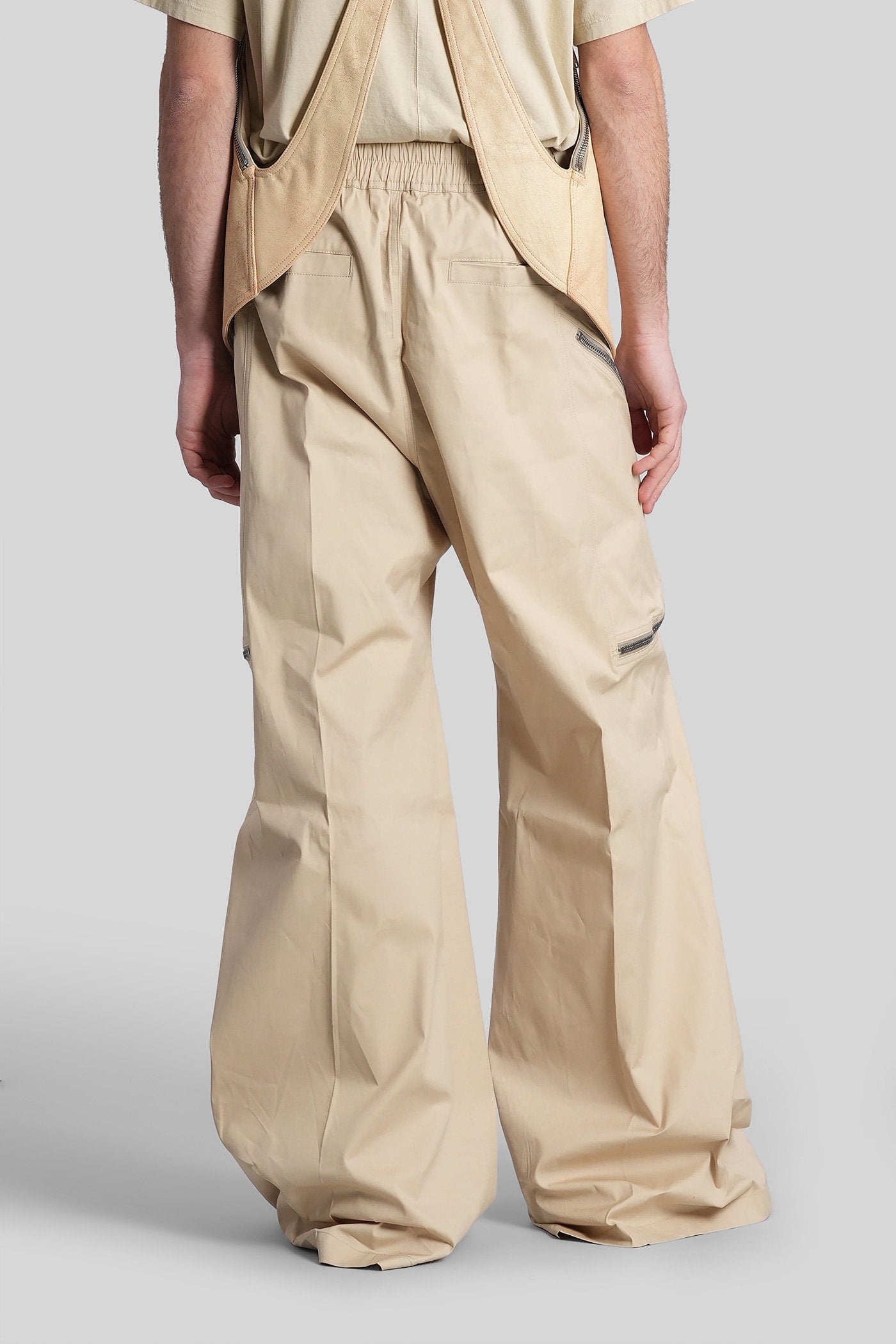 Heizer Belas Pants Beige Cotton Abbigliamento