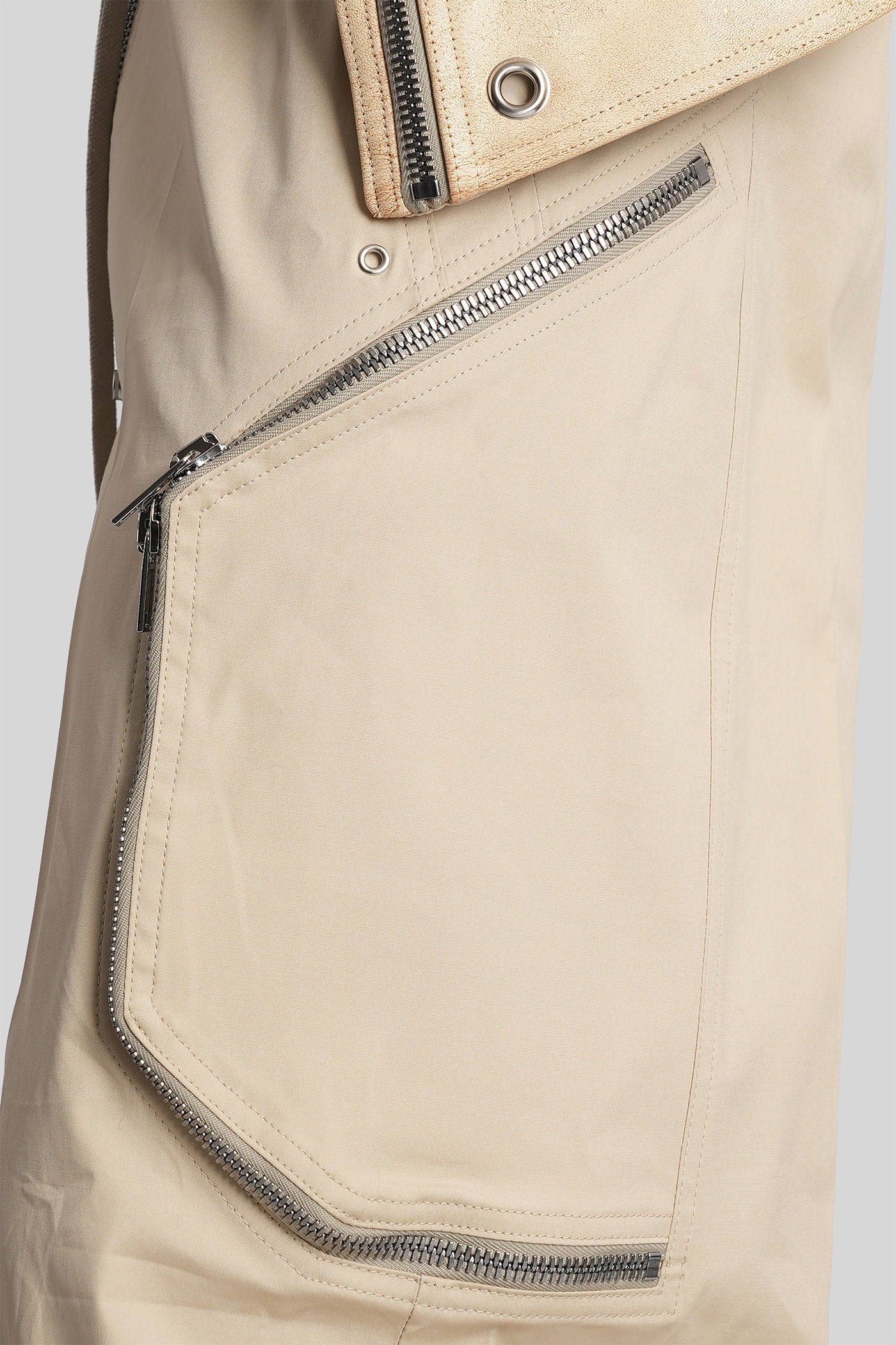 Heizer Belas Pants Beige Cotton Abbigliamento