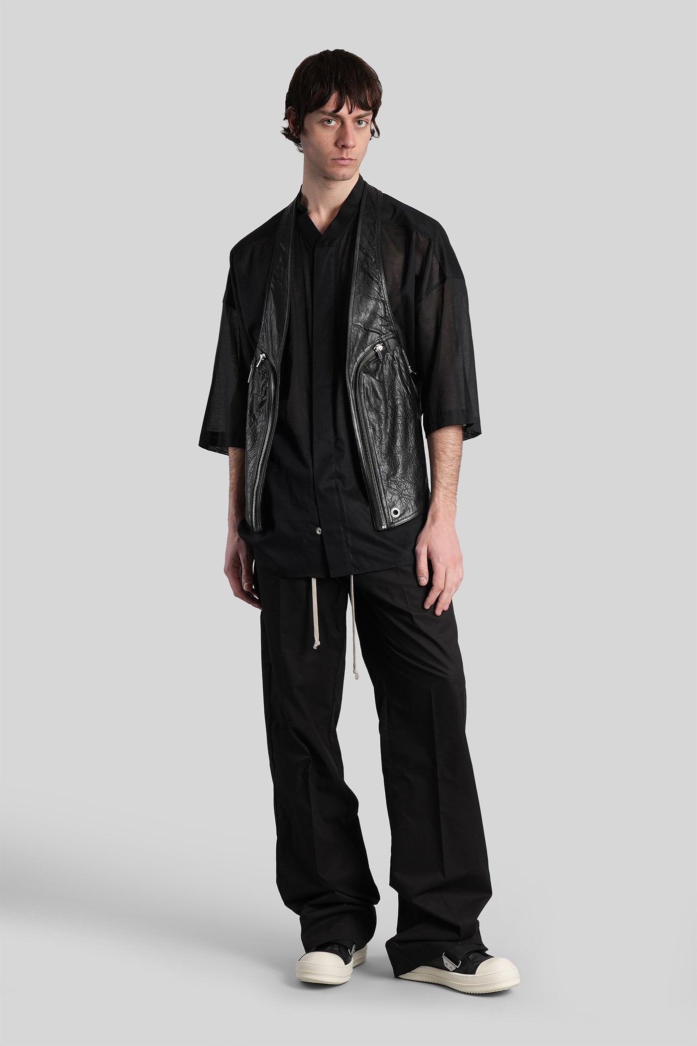 Dietrich Drawstring Pants Black Cotton Abbigliamento