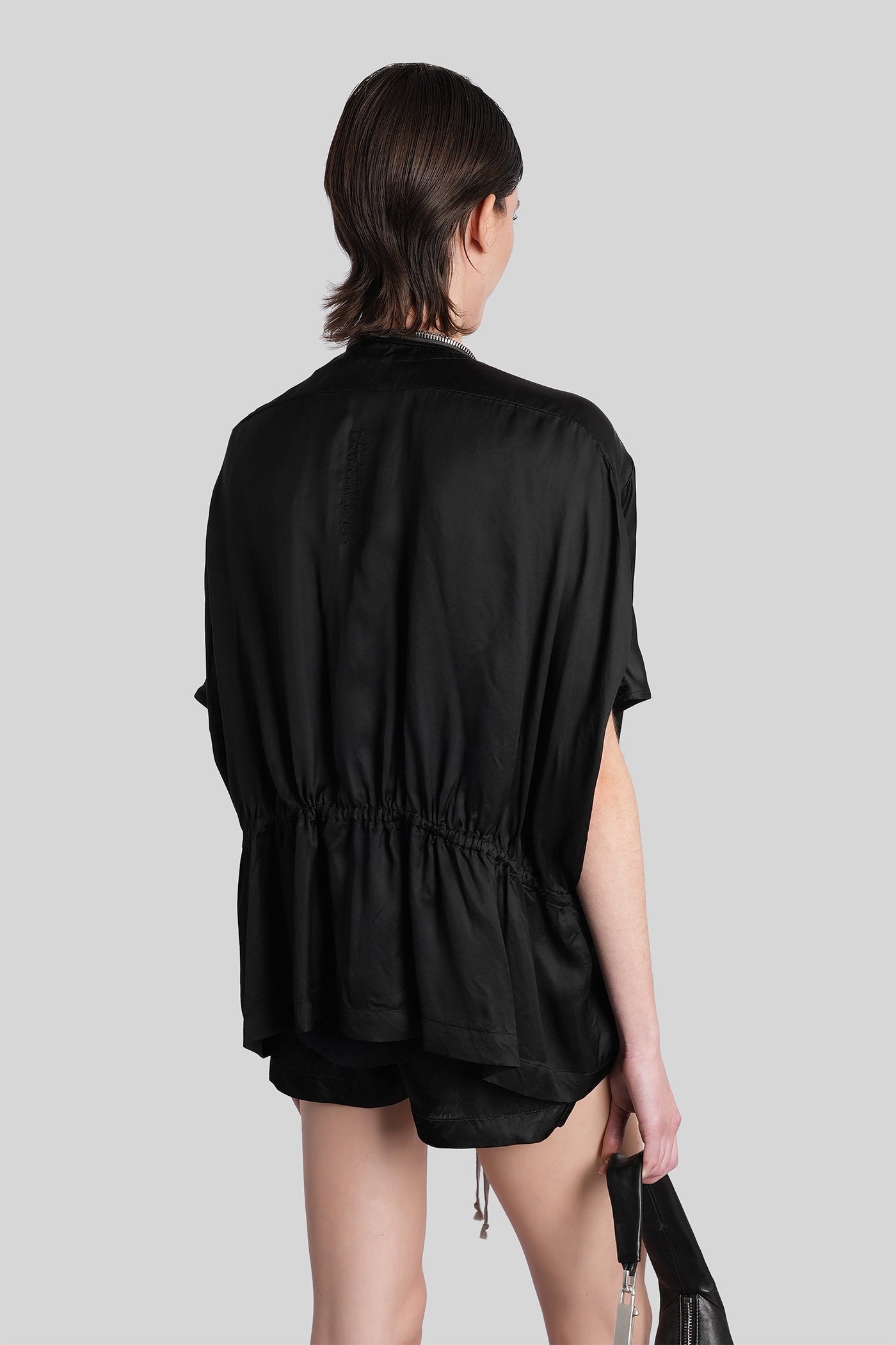 Sail jkt Casual jacket in black polyamide polyester Abbigliamento