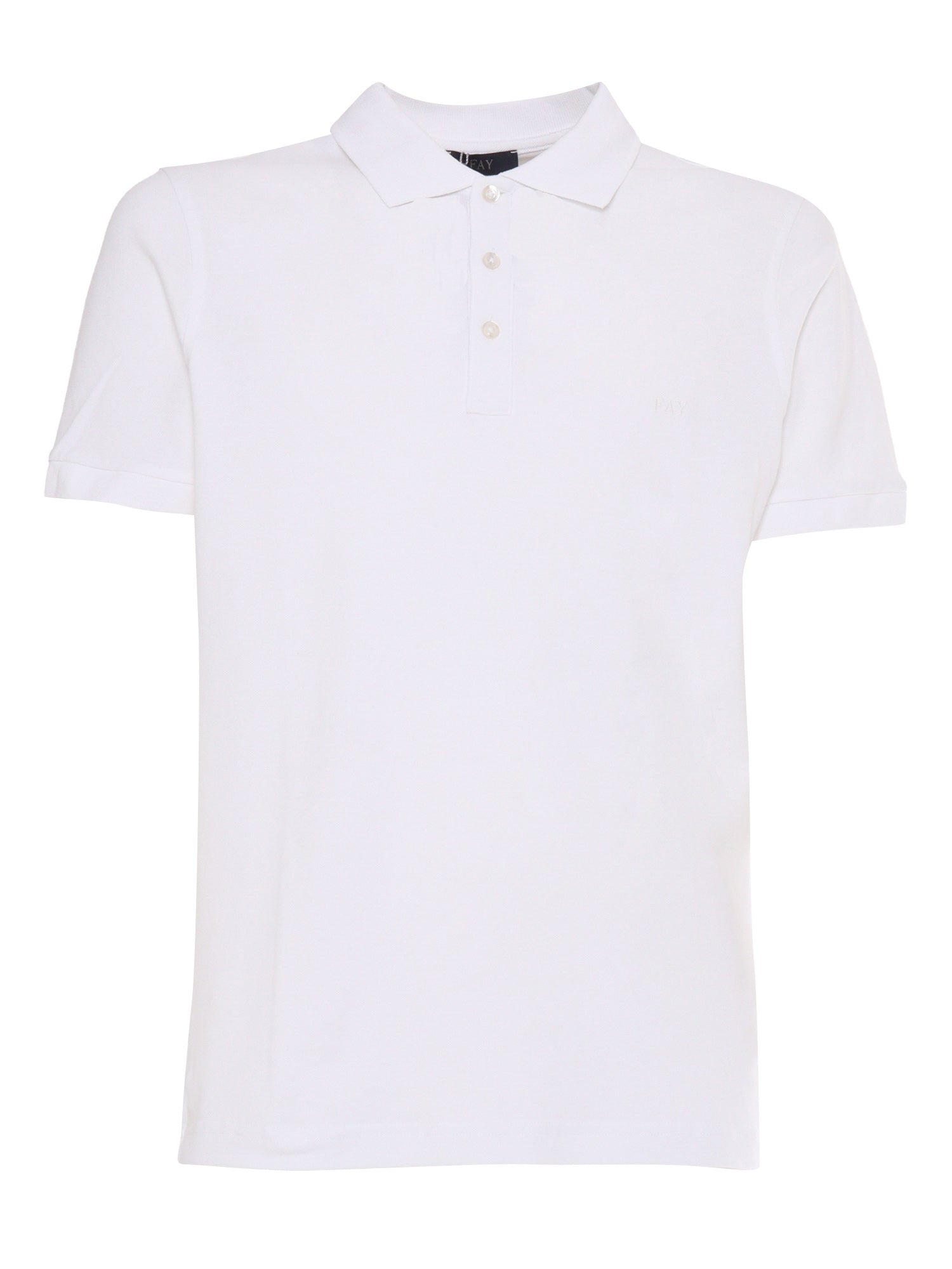 PIQUET STRETCH POLO White Cotton Elastane Shirt