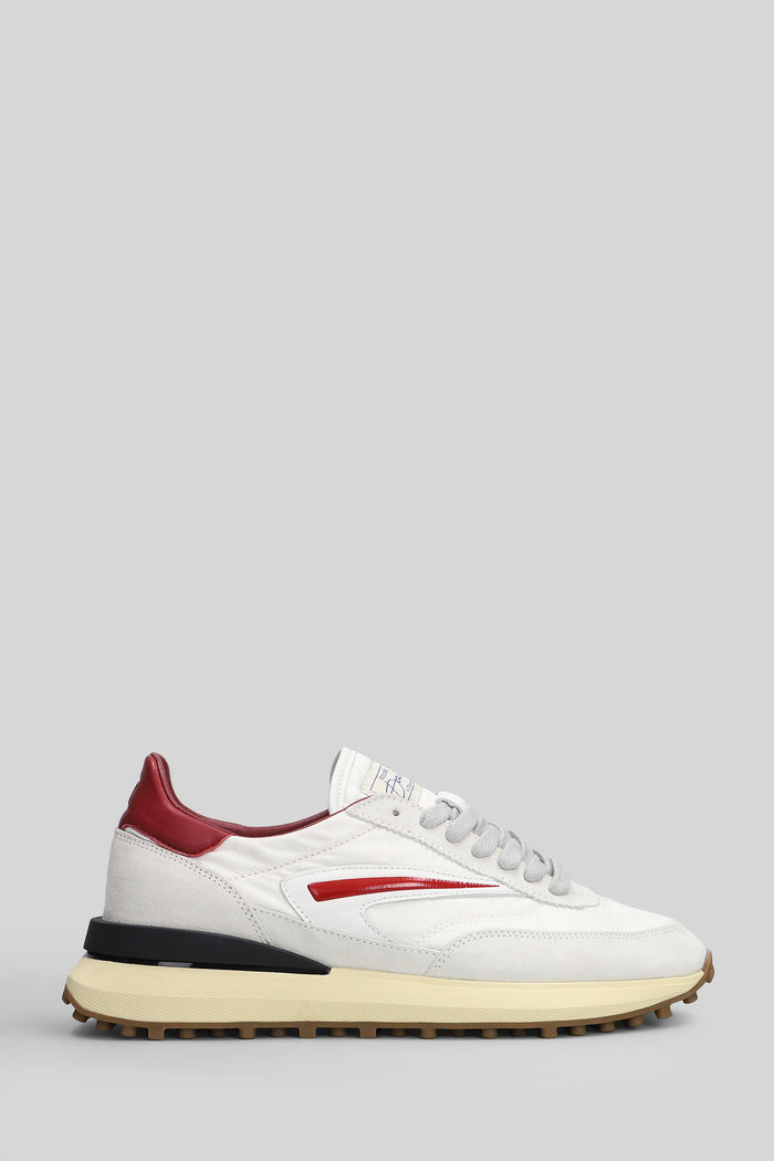 Athletica Nylon Sneakers in white Suede and fabric Scarpe