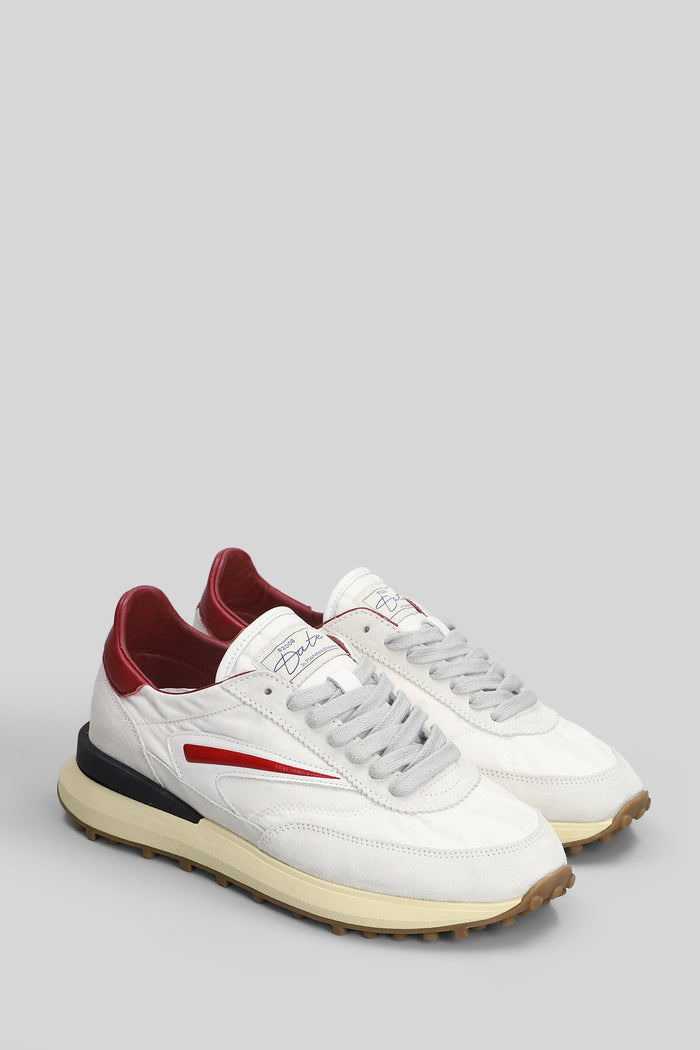 Athletica Nylon Sneakers in white Suede and fabric Scarpe