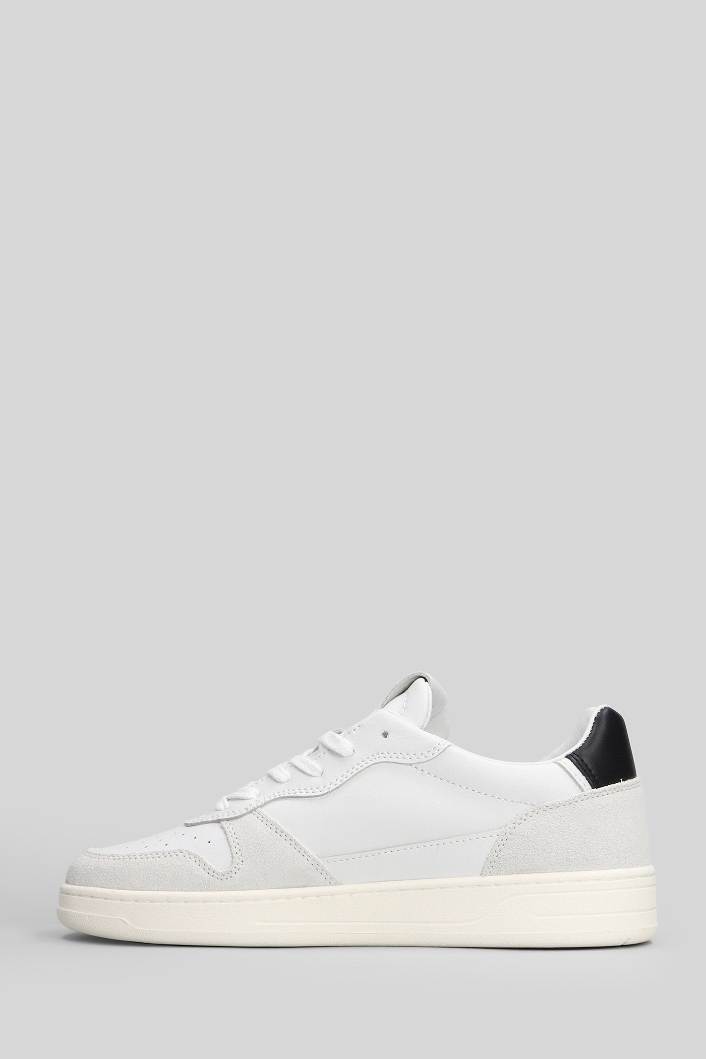 Court 2.0 Basic Sneakers in white suede and leather Scarpe