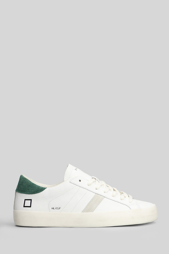 Hill Low Calf Sneakers in white leather Scarpe