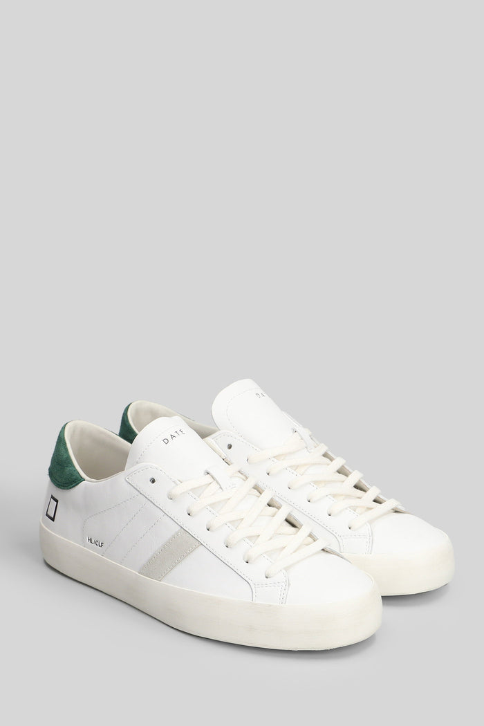 Hill Low Calf Sneakers in white leather Scarpe