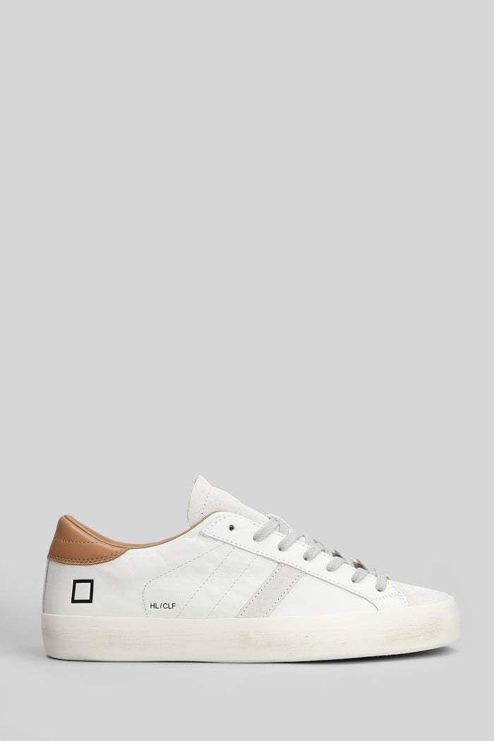 Hill Low Calf Sneakers in white leather Scarpe