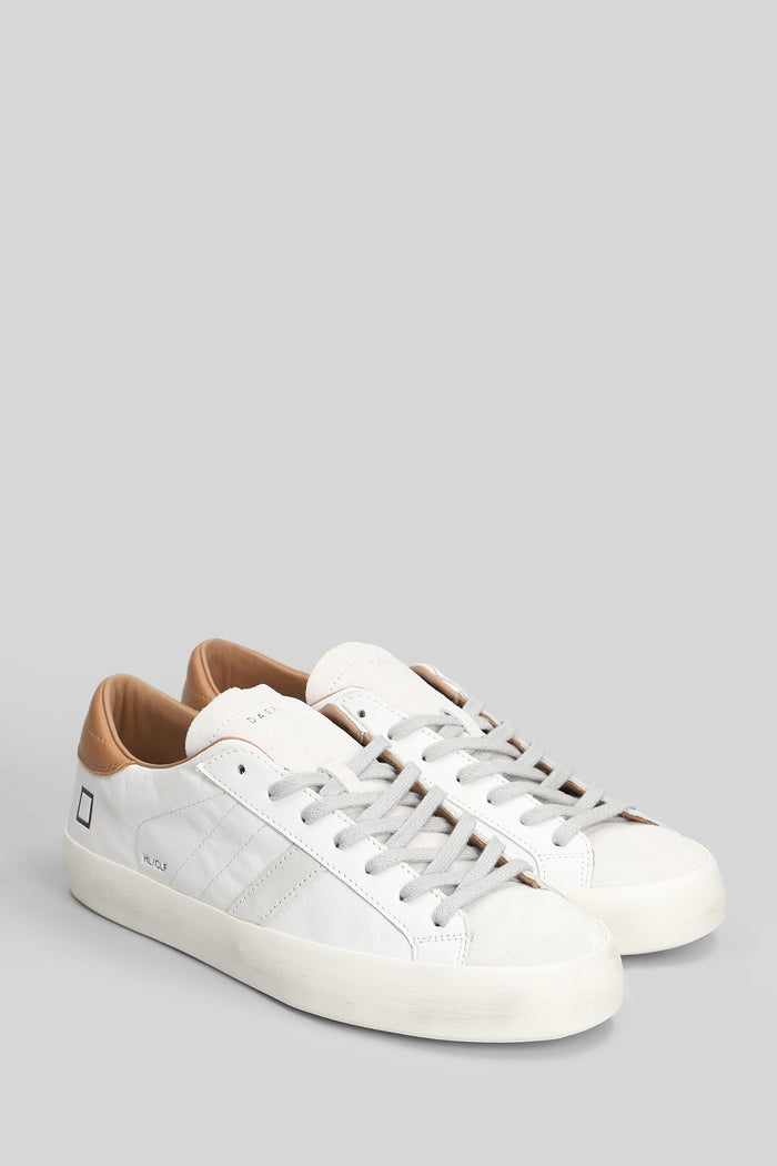 Hill Low Calf Sneakers in white leather Scarpe