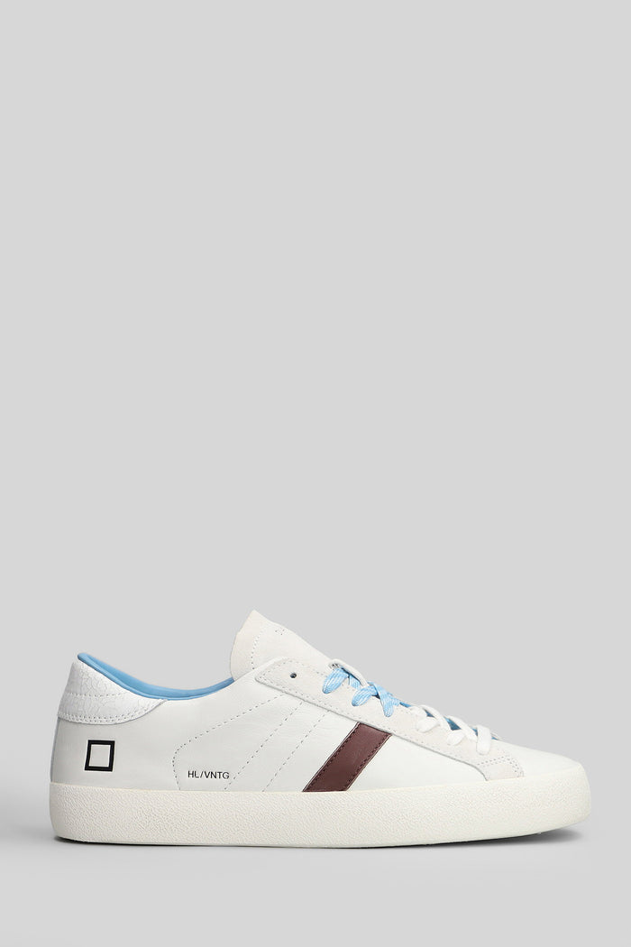 Hill Low Vintage Sneakers in white leather Scarpe