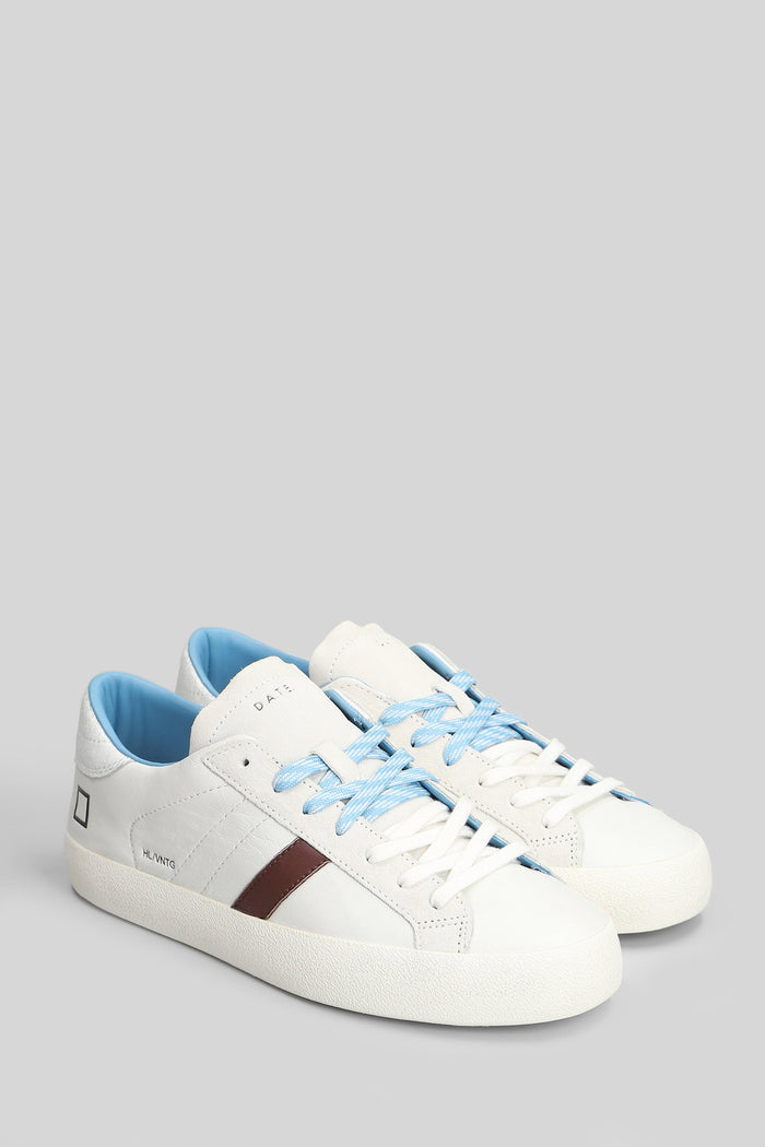 Hill Low Vintage Sneakers in white leather Scarpe