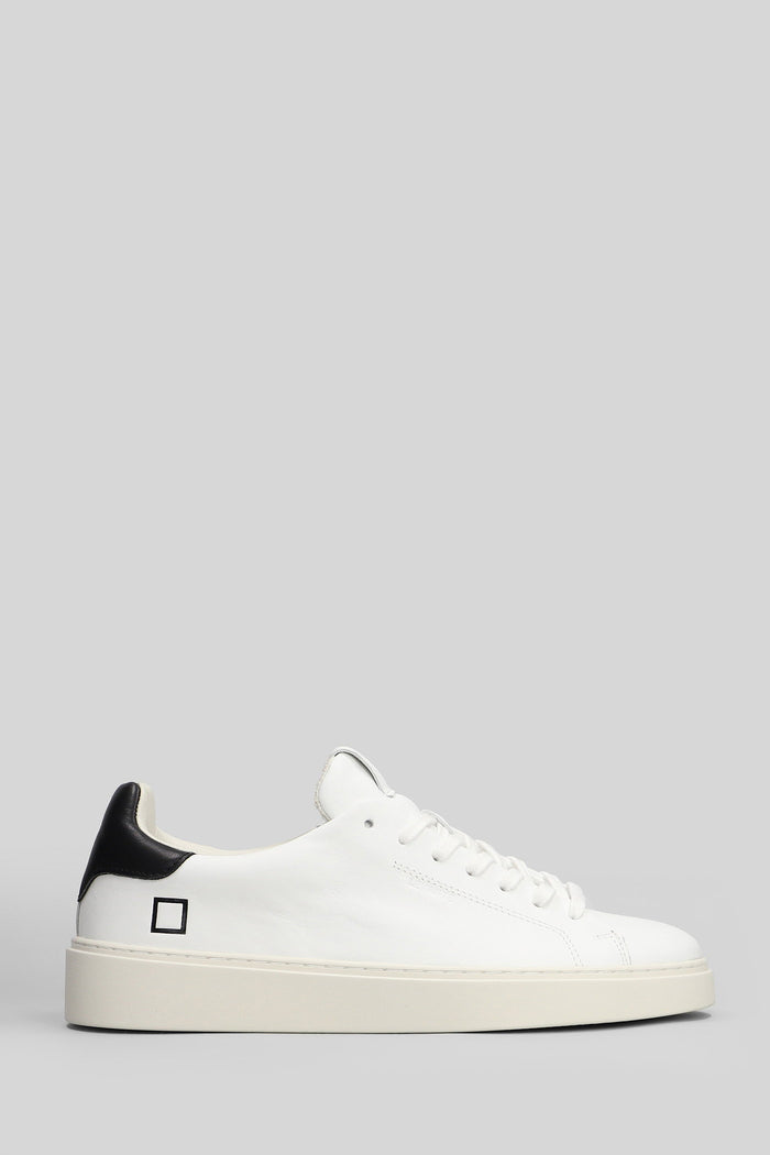 Levante Calf Sneakers in white leather Scarpe