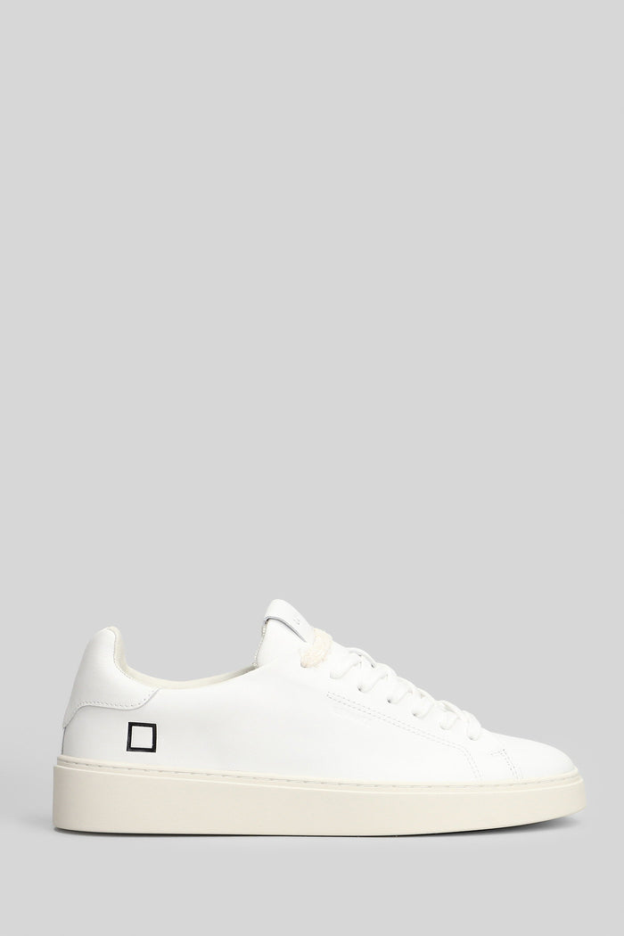 Levante Calf Sneakers in white leather Scarpe