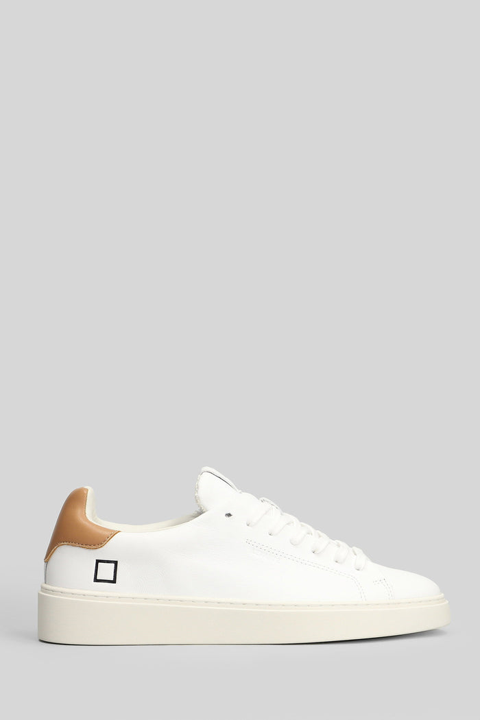 Levante Calf Sneakers in white leather Scarpe