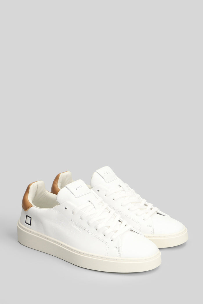 Levante Calf Sneakers in white leather Scarpe