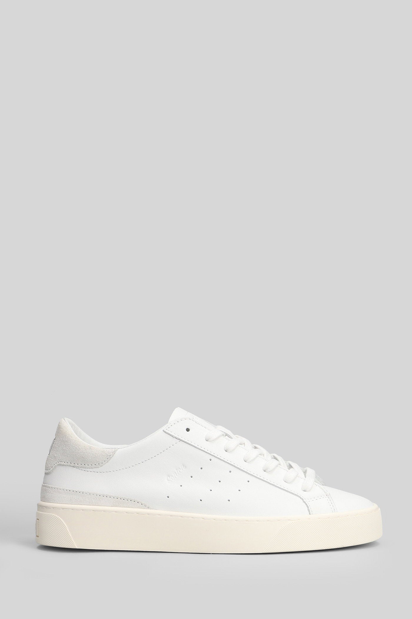 Sonica Calf Sneakers in white leather Scarpe