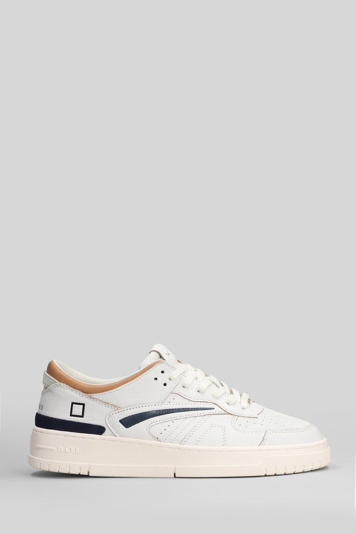 Torneo Colored Sneakers in blue leather Scarpe