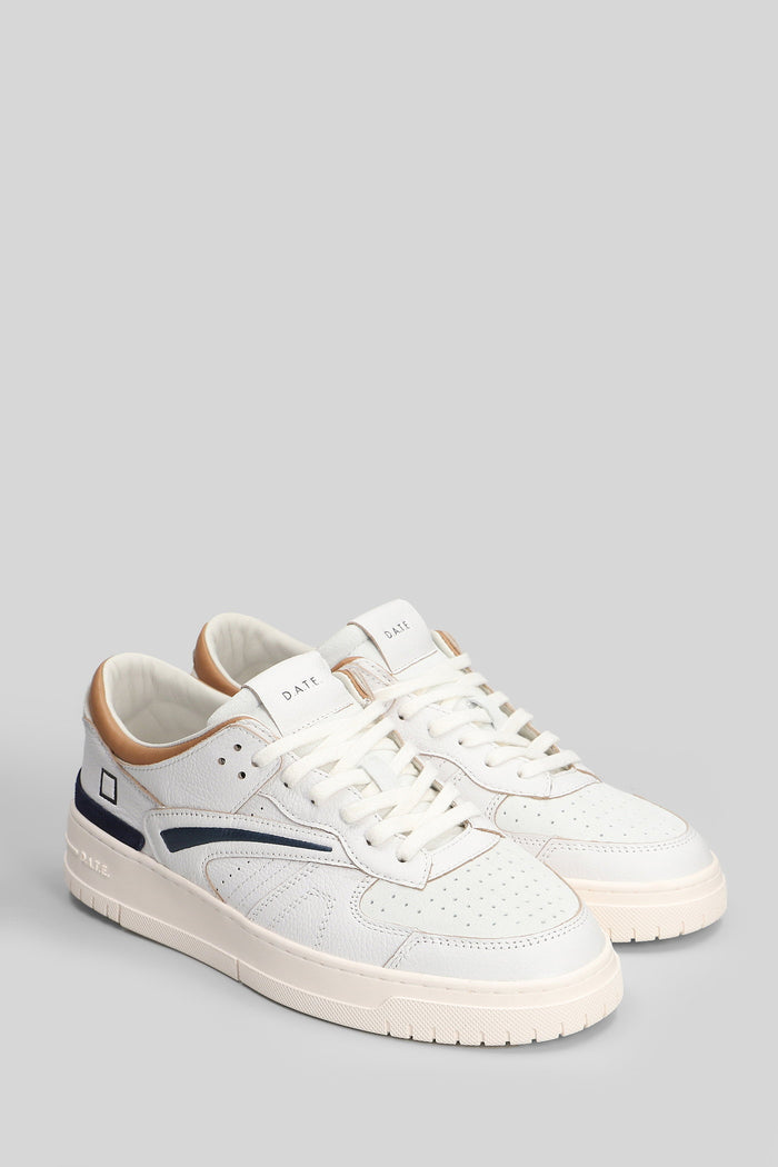 Torneo Colored Sneakers in blue leather Scarpe