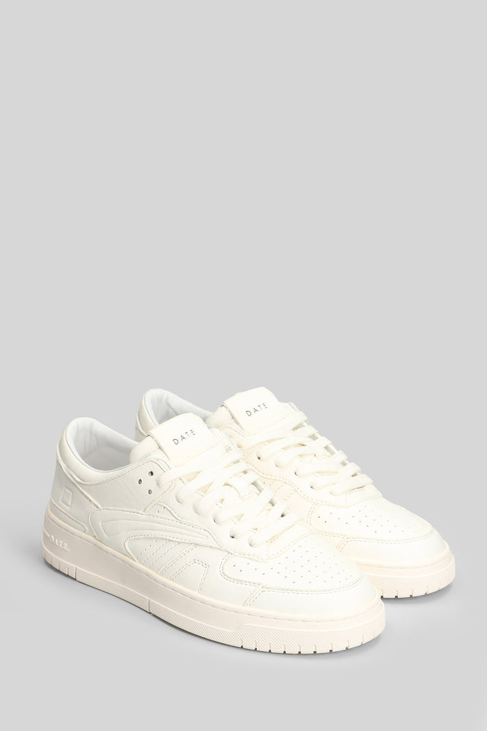 Torneo Soft Sneakers in white suede and leather Scarpe