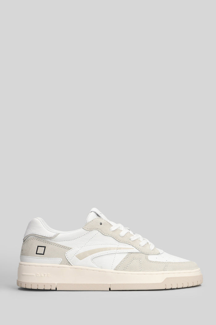 Torneo Pure Basic Sneakers in white suede and leather Scarpe