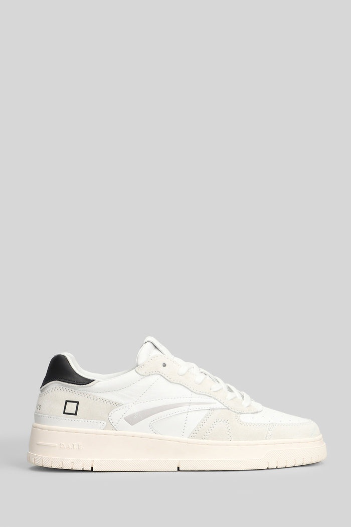 Torneo Pure Basic Sneakers in white suede and leather Scarpe