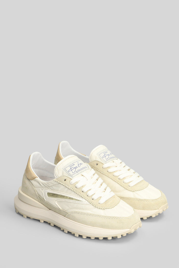 Athleta Nylon Sneakers in beige Suede and fabric Scarpe