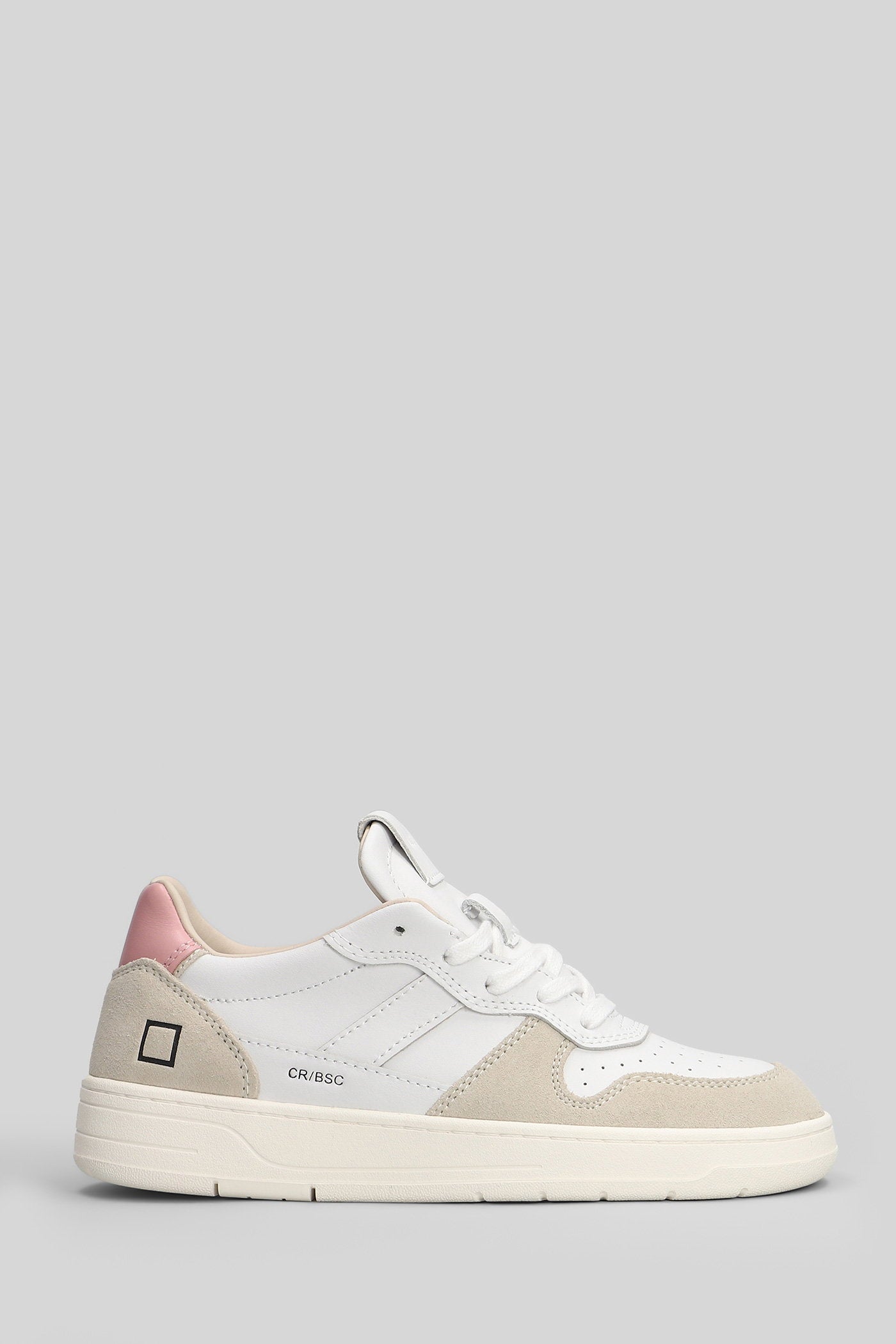 Court 2.0 Basic Sneakers in white suede and leather Scarpe