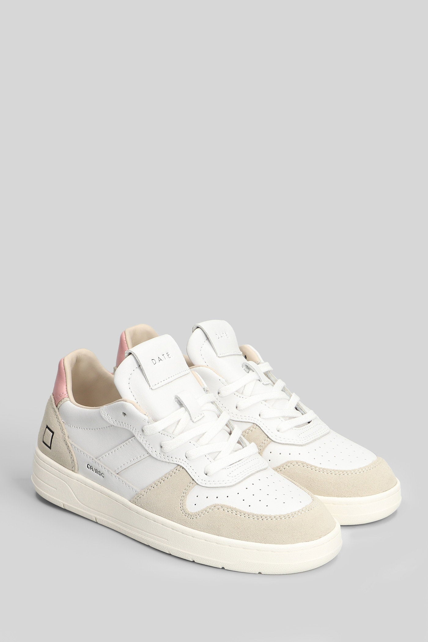 Court 2.0 Basic Sneakers in white suede and leather Scarpe