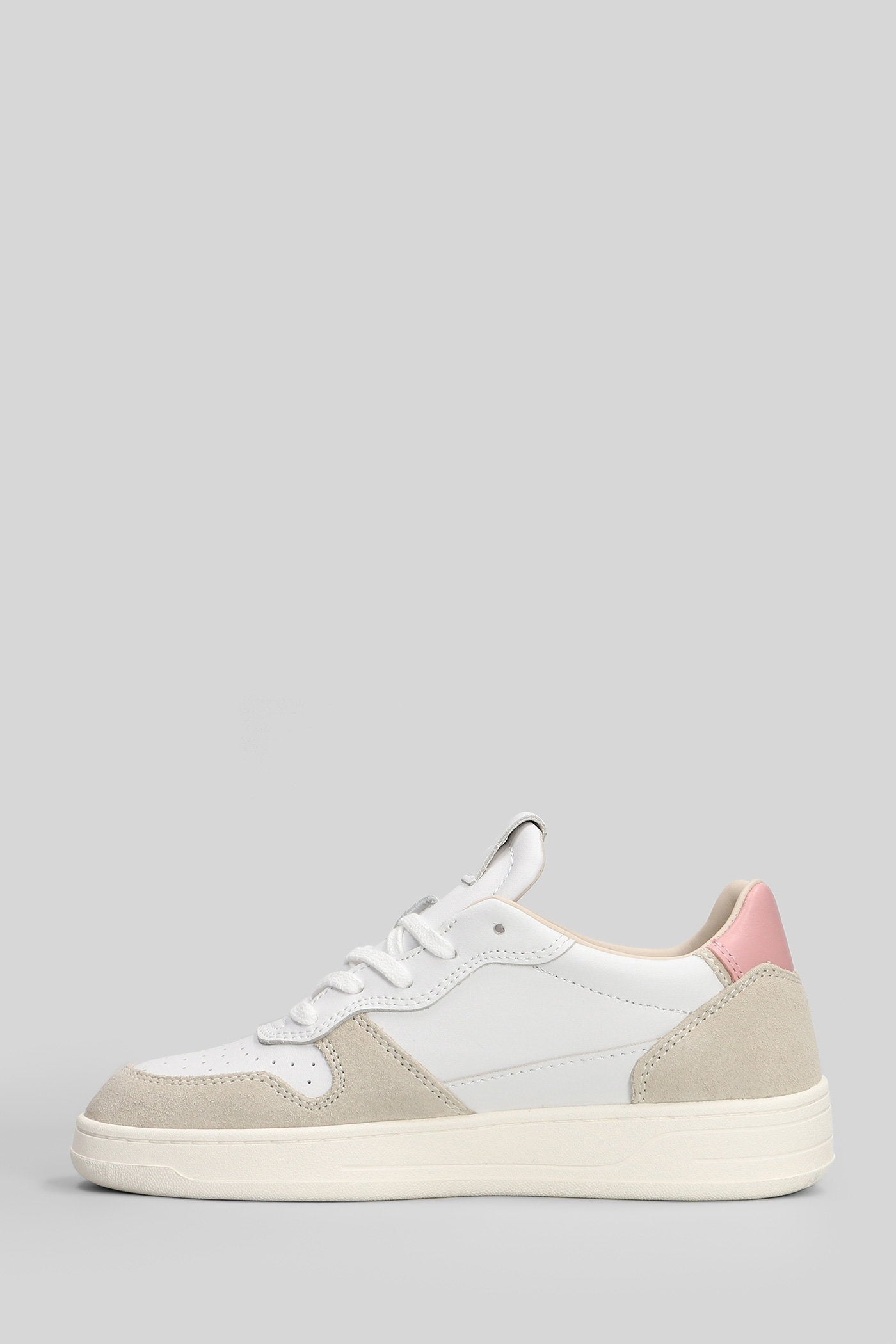 Court 2.0 Basic Sneakers in white suede and leather Scarpe