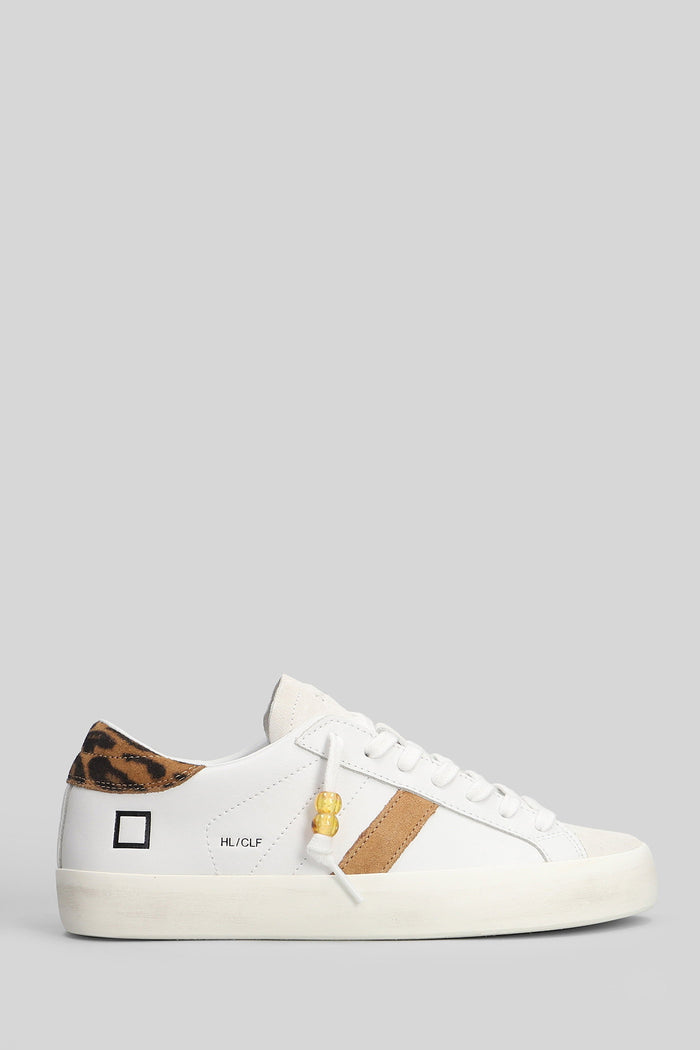 Hill Low Calf Sneakers in white suede and leather Scarpe