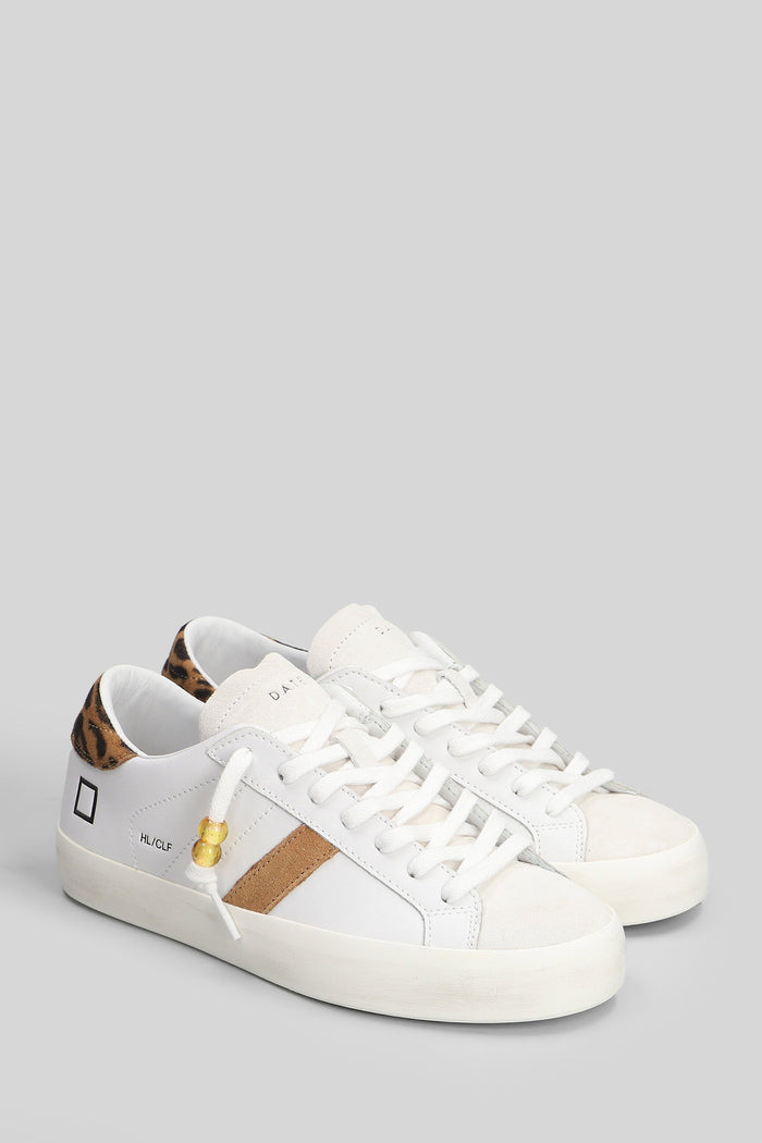 Hill Low Calf Sneakers in white suede and leather Scarpe