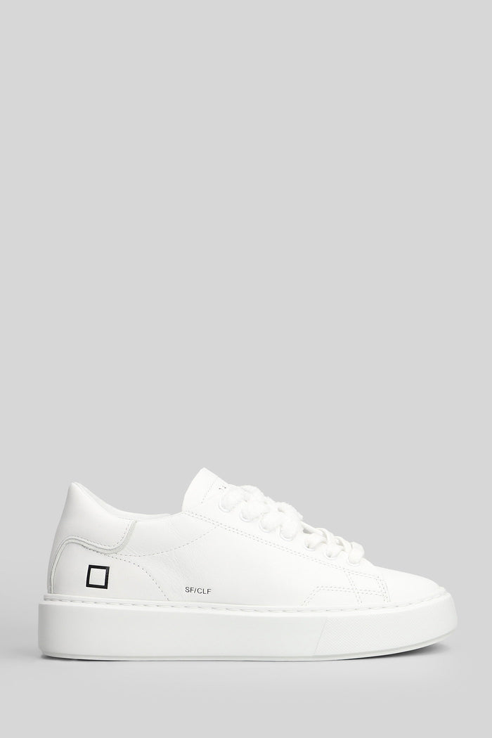 Sfera Calf Sneakers in white leather Scarpe
