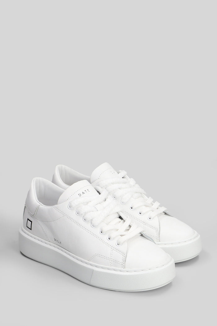 Sfera Calf Sneakers in white leather Scarpe