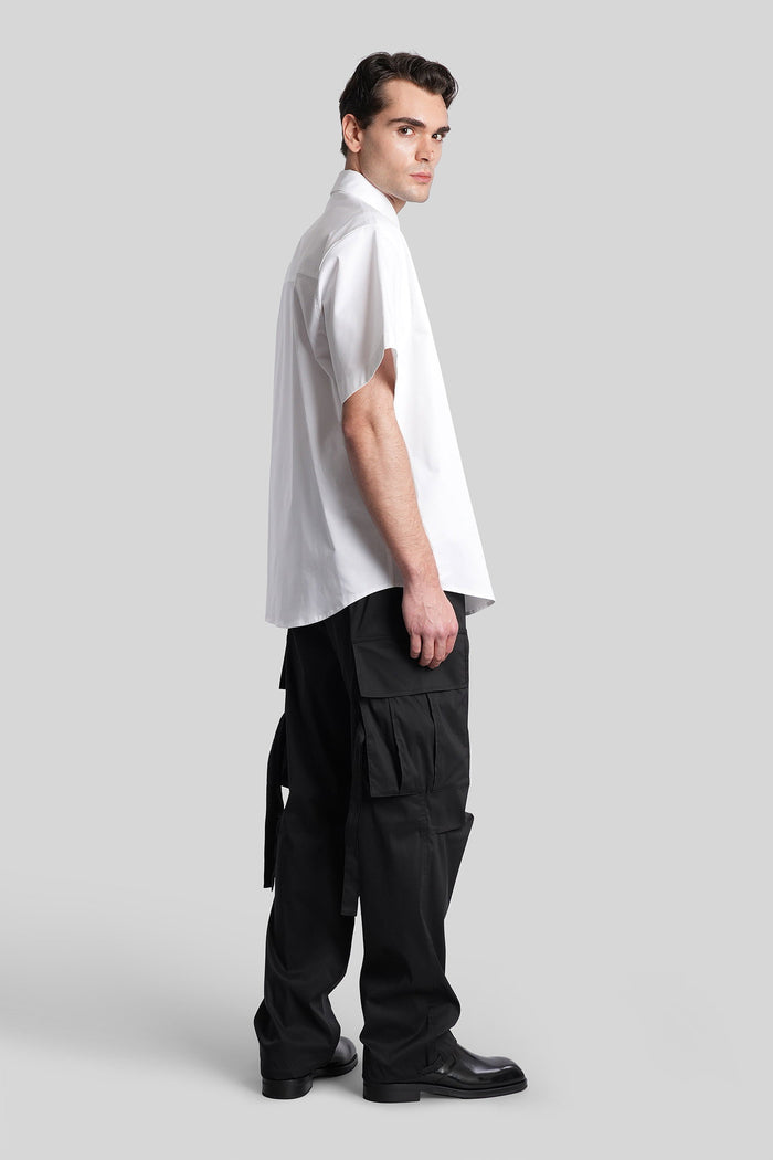 Saint Pants Black Cotton Abbigliamento