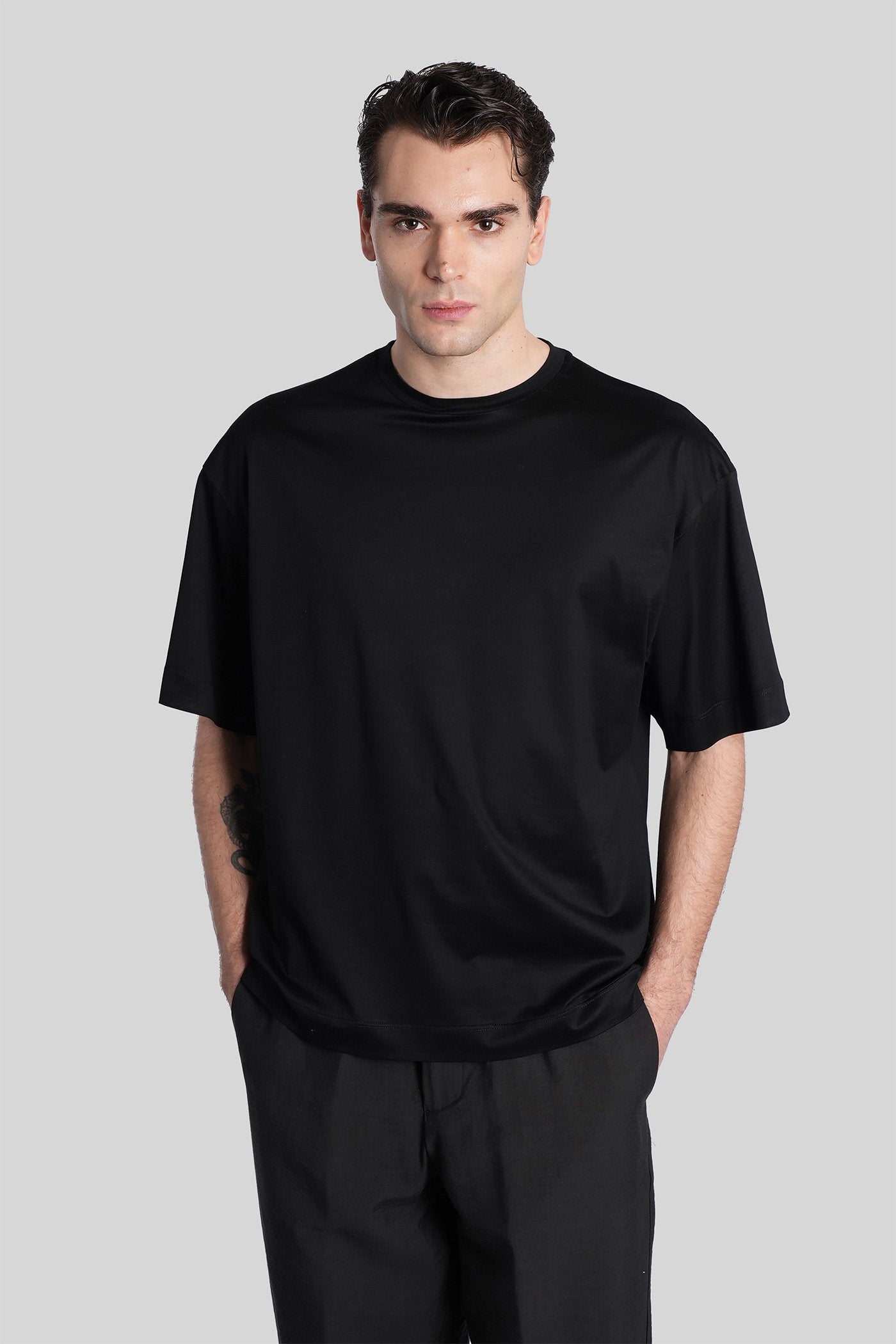 Vant T-Shirt Black Cotton Abbigliamento
