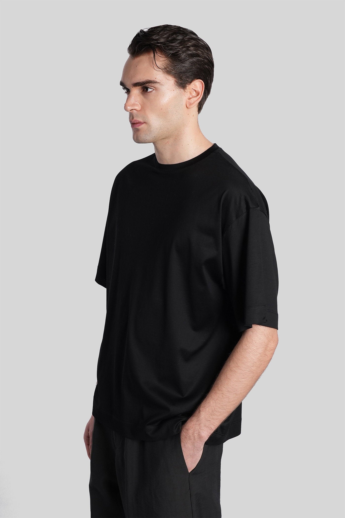 Vant T-Shirt Black Cotton Abbigliamento