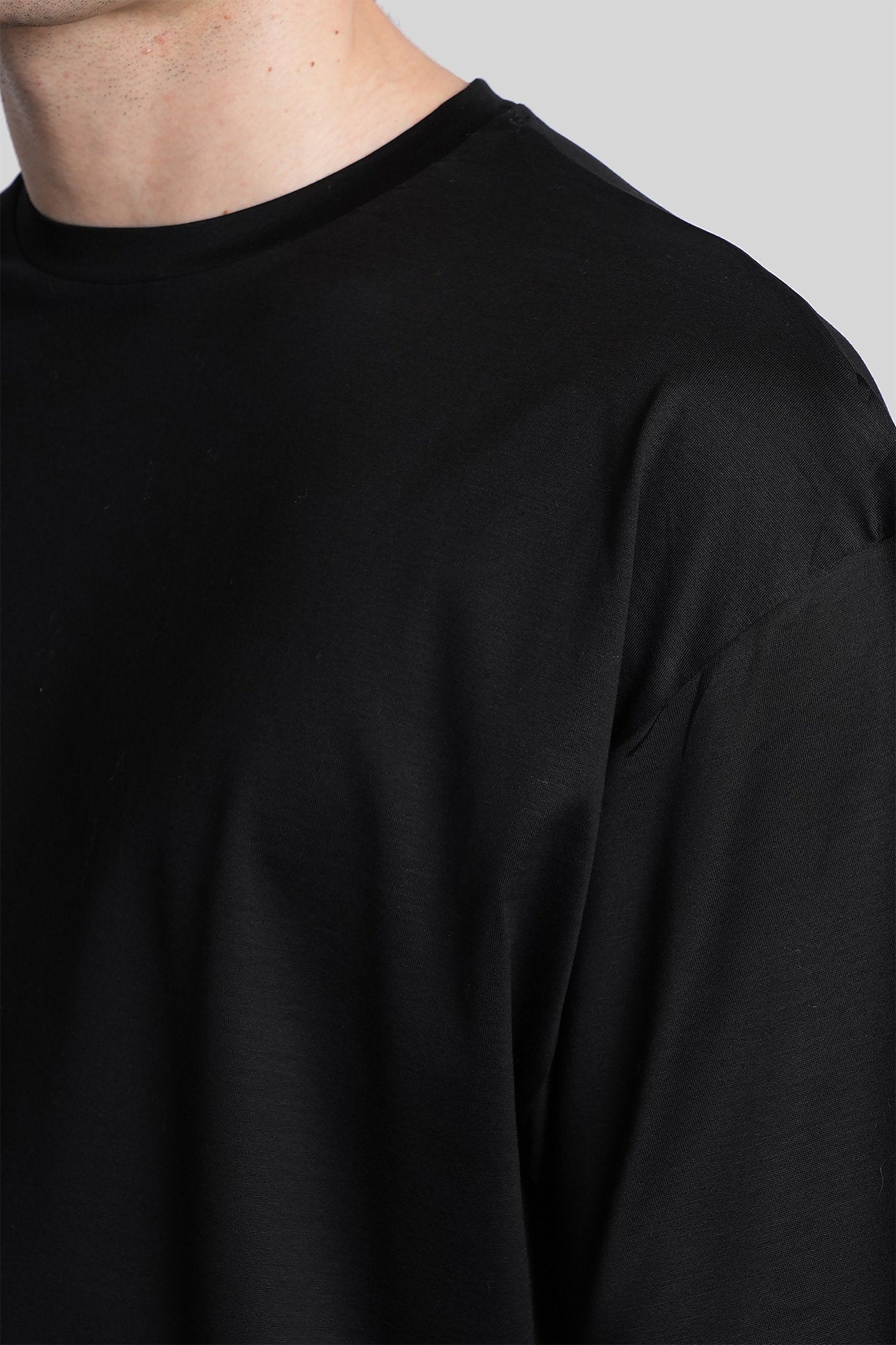 Vant T-Shirt Black Cotton Abbigliamento