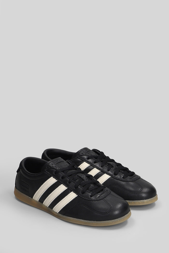 Gazelle Lo Pro Sneakers in black leather Scarpe