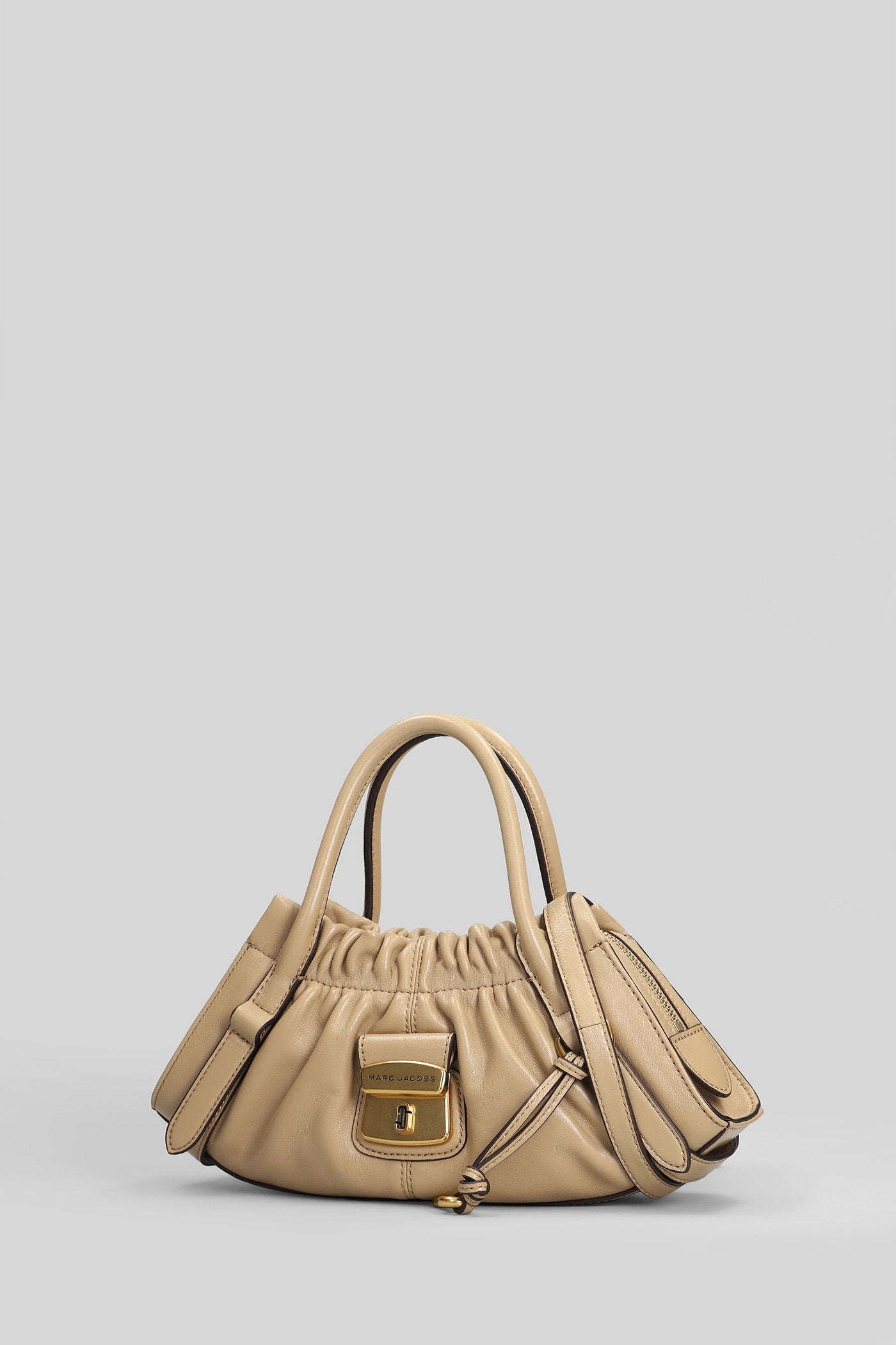 The Small Satchel Shoulder Bag Camel Leather Borse